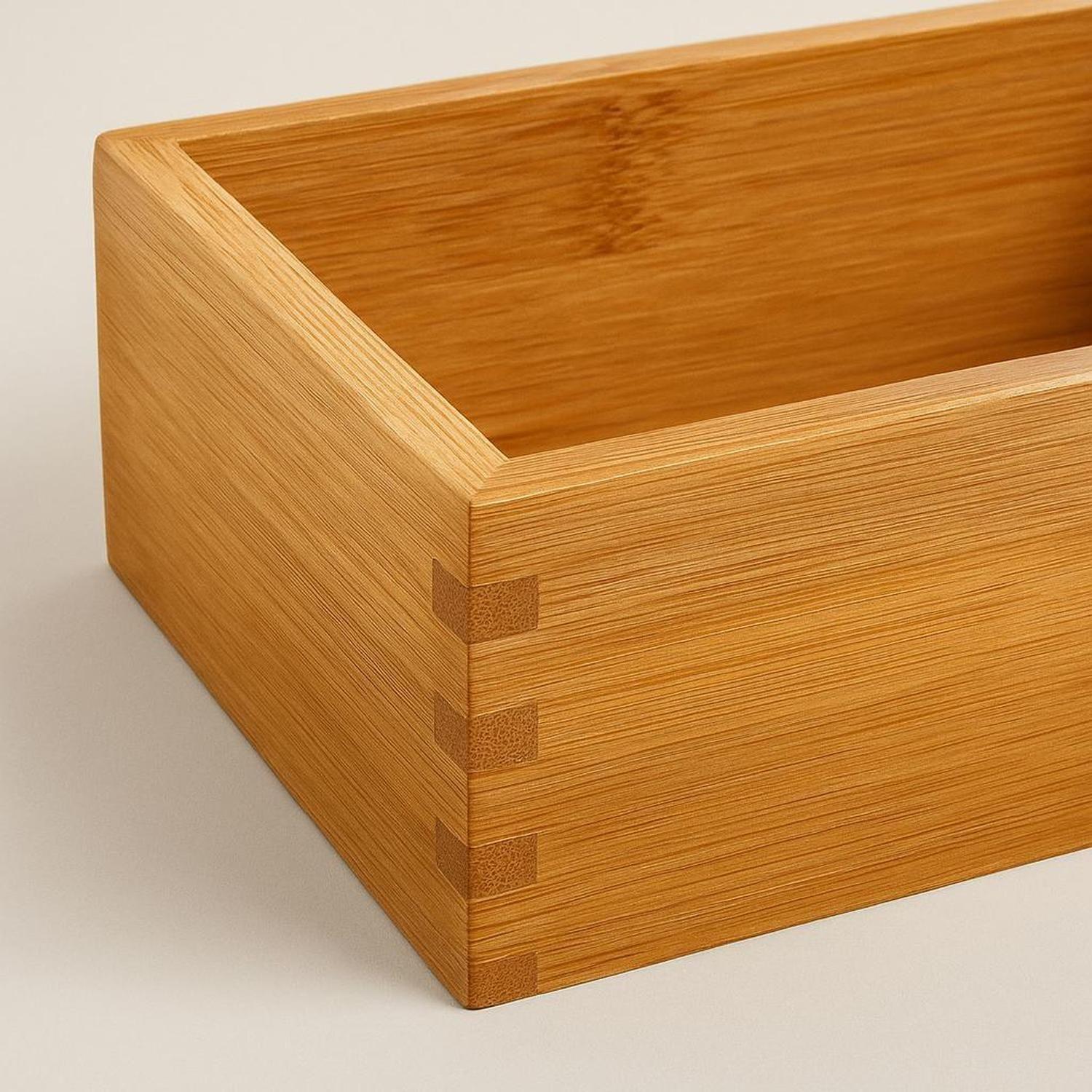 Caja de Almacenamiento de Bambú para Organización DAY-3