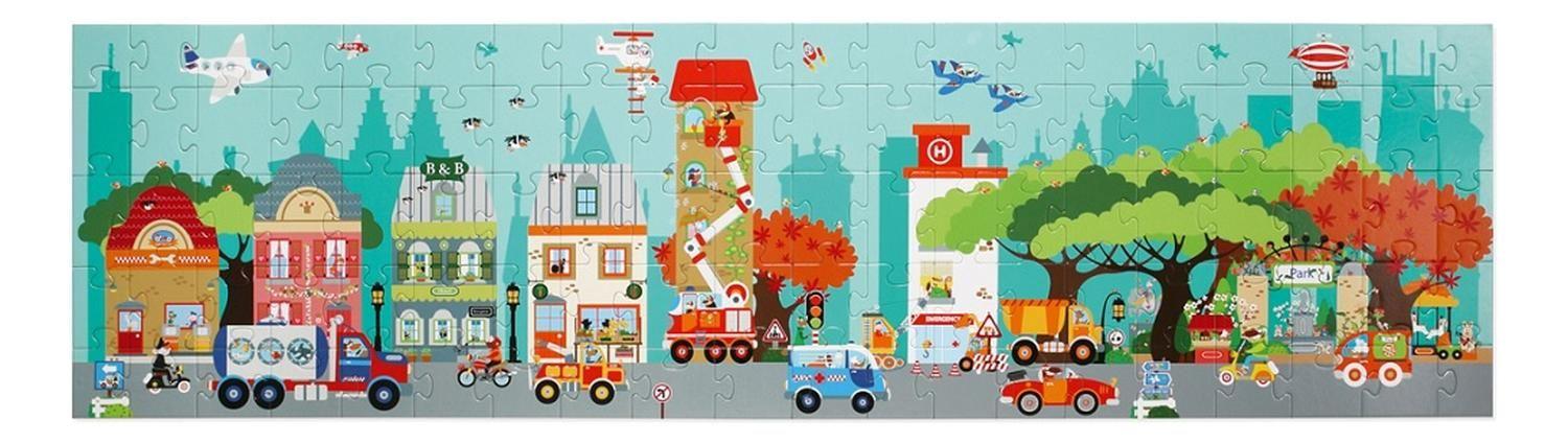 Puzzle 100Pcs De Piso Ciudad Scratch Europe-0