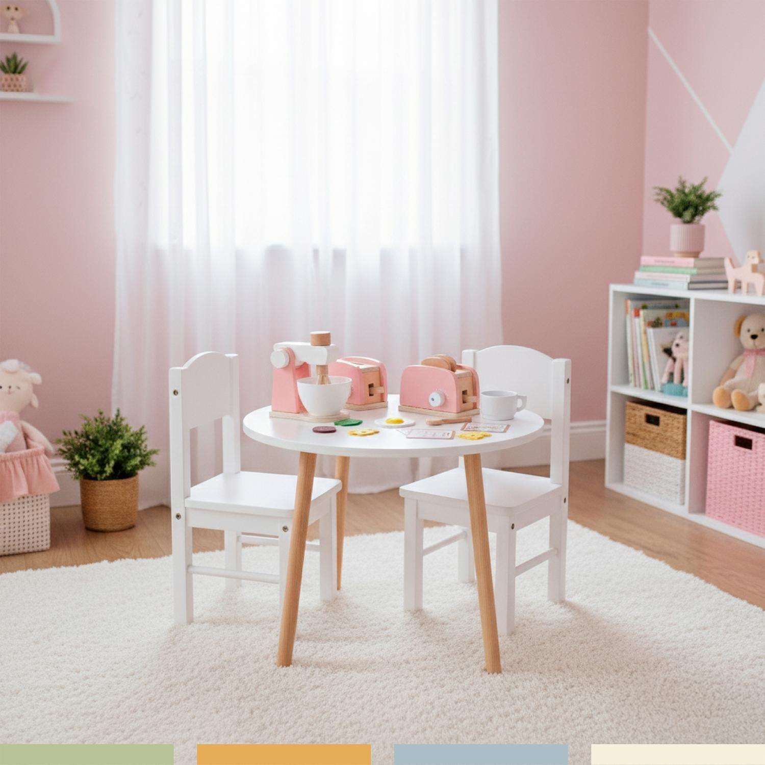 Juguete Infantil Mini Electrodomésticos Cocina Madera Bandú-3