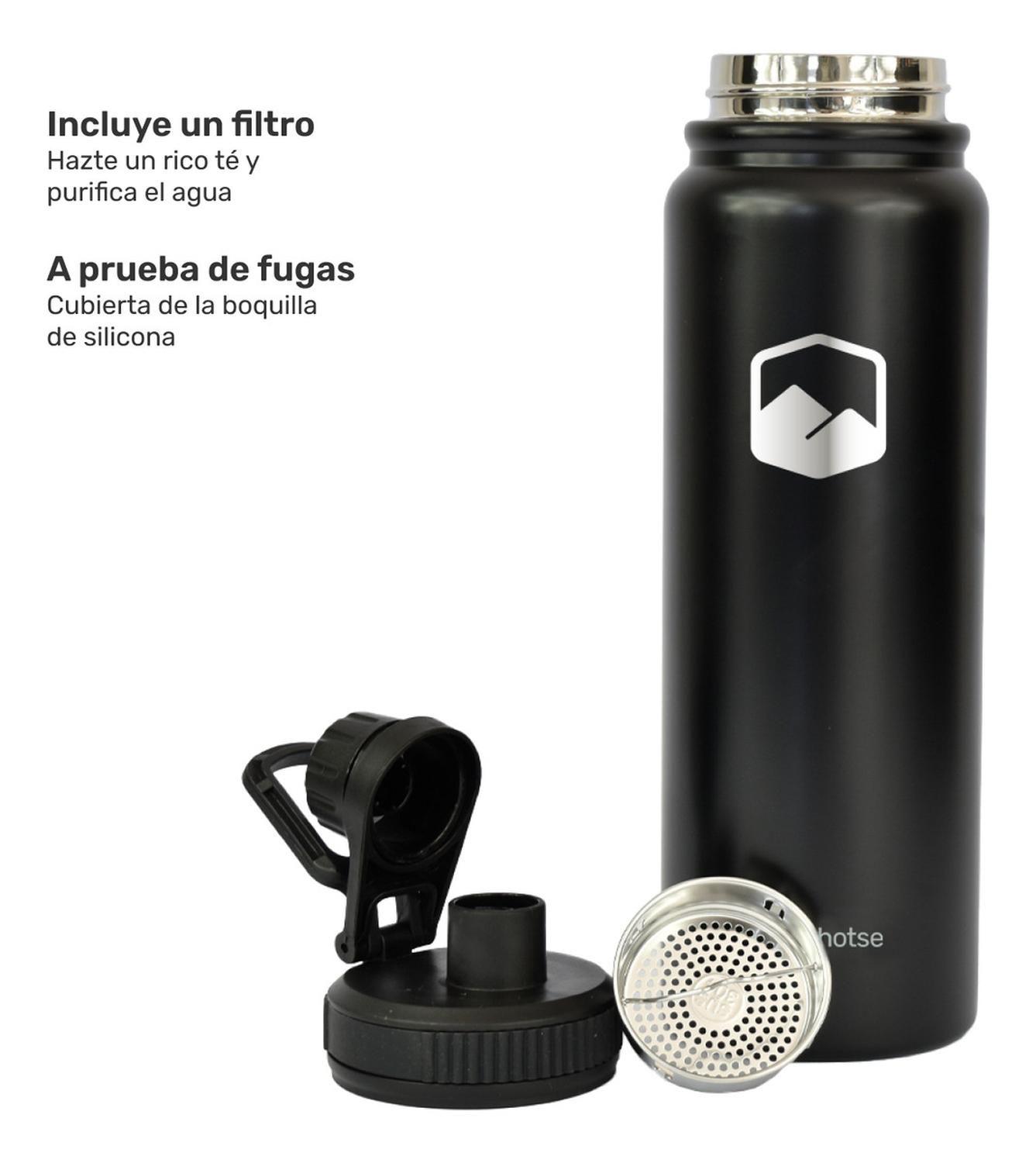 Botella Térmica Coihue Negra 800 ml Lhotse-2