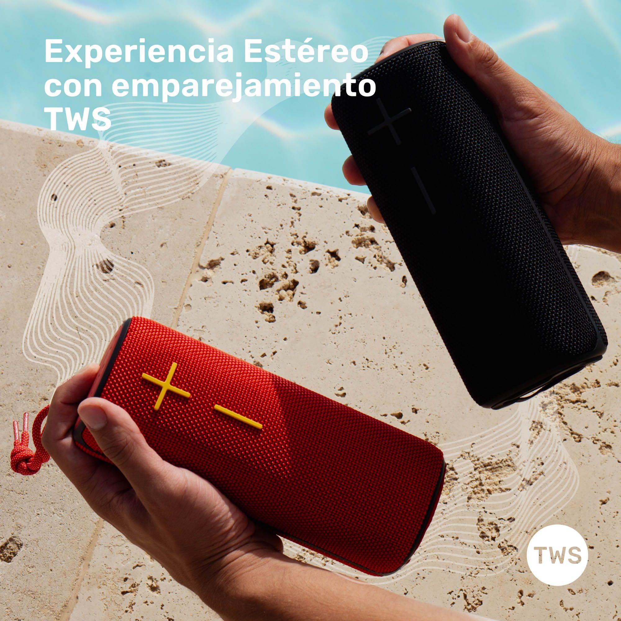 Parlante Portátil Inalámbrico Bluetooth Pulse On Red-1