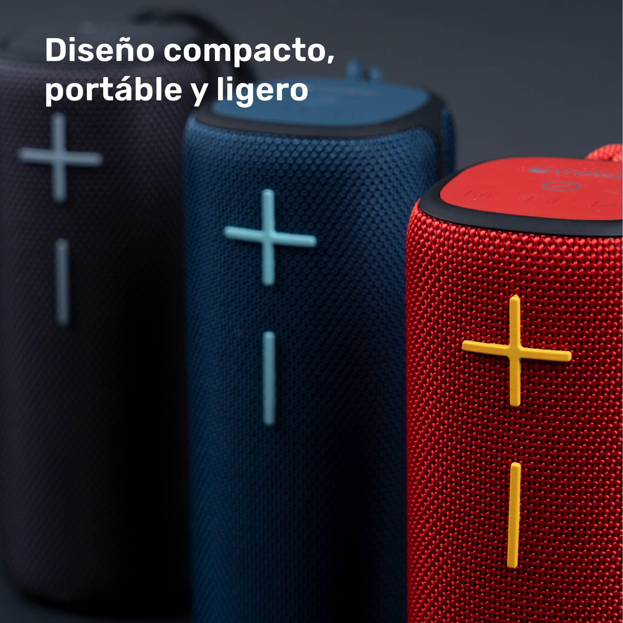 Parlante Portátil Inalámbrico Bluetooth Pulse On Red-4