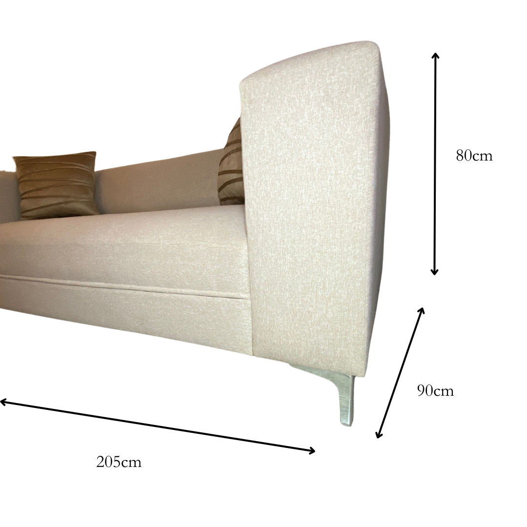 Sofá Milano 3 Cuerpos Lino Crema-2