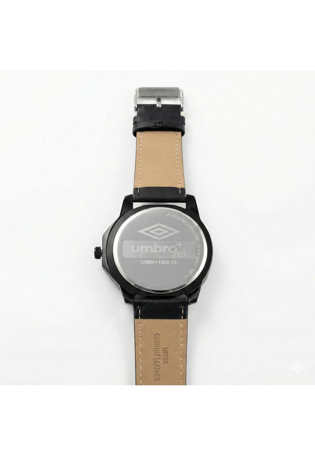 Reloj Análogo Hombre Umbro Plus Negro UMBP-1500-74-2