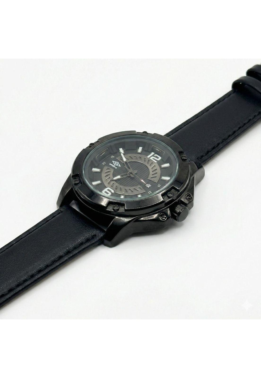 Reloj Análogo Hombre Umbro Plus Negro UMBP-1500-74-4