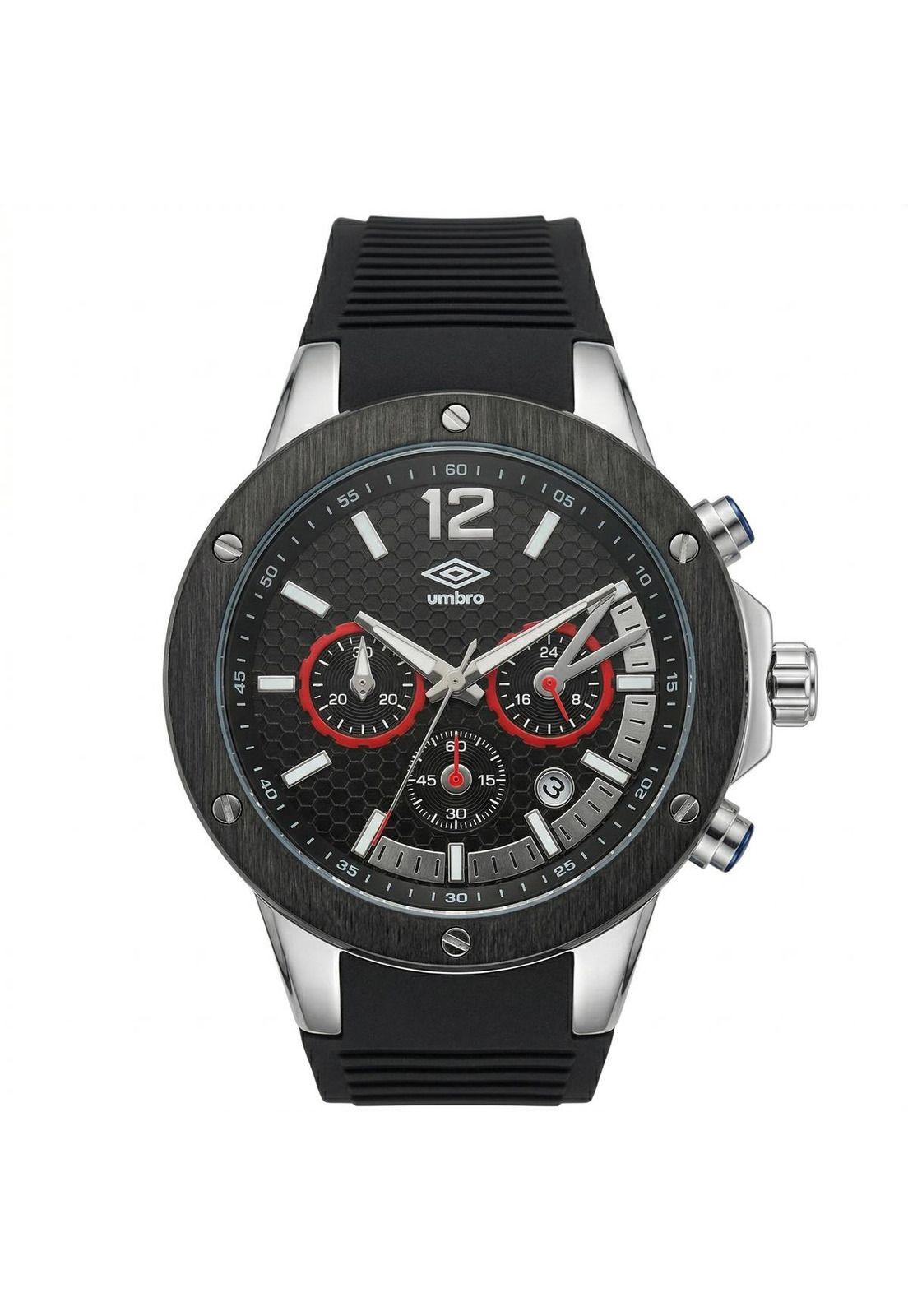 Reloj Análogo Hombre Umbro Plus Negro UMBP-1500-174-0