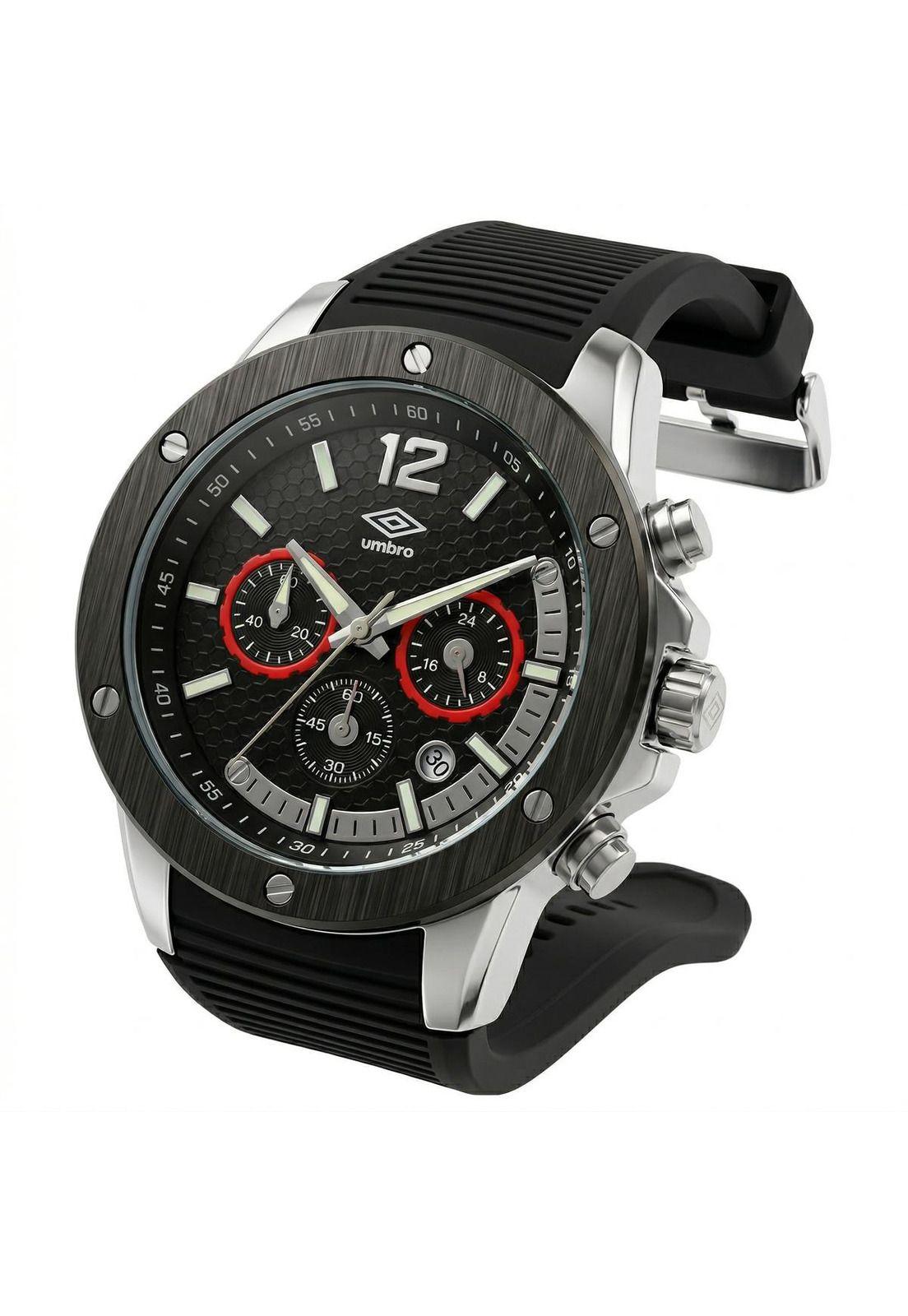 Reloj Análogo Hombre Umbro Plus Negro UMBP-1500-174-1