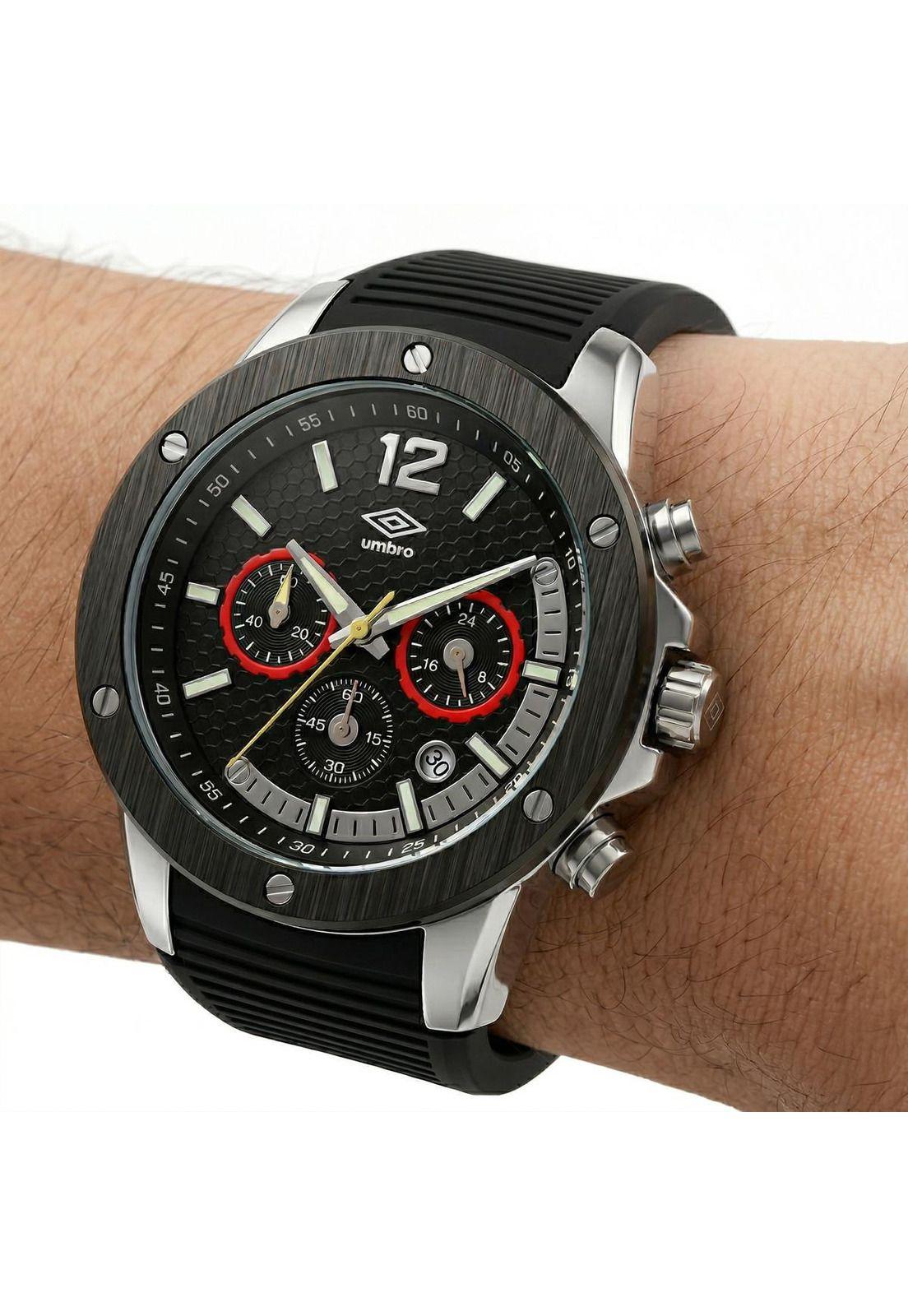 Reloj Análogo Hombre Umbro Plus Negro UMBP-1500-174-3