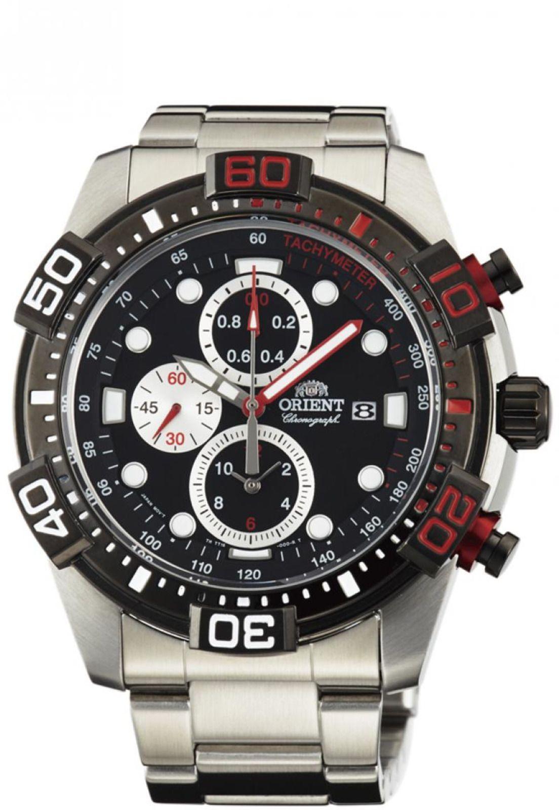 Reloj Deportivo Plateado Orient-0