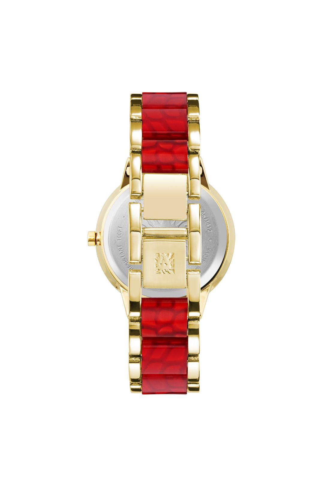 Reloj Rojo Anne Klein Mujer-2