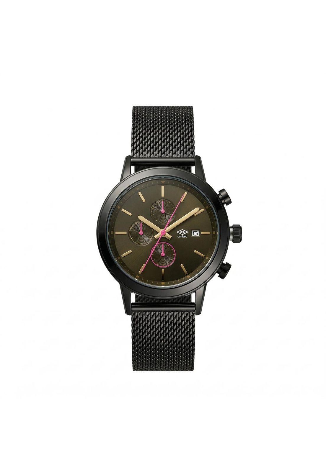 Reloj Análogo Hombre Umbro Plus Negro UMBP-1500-199-0