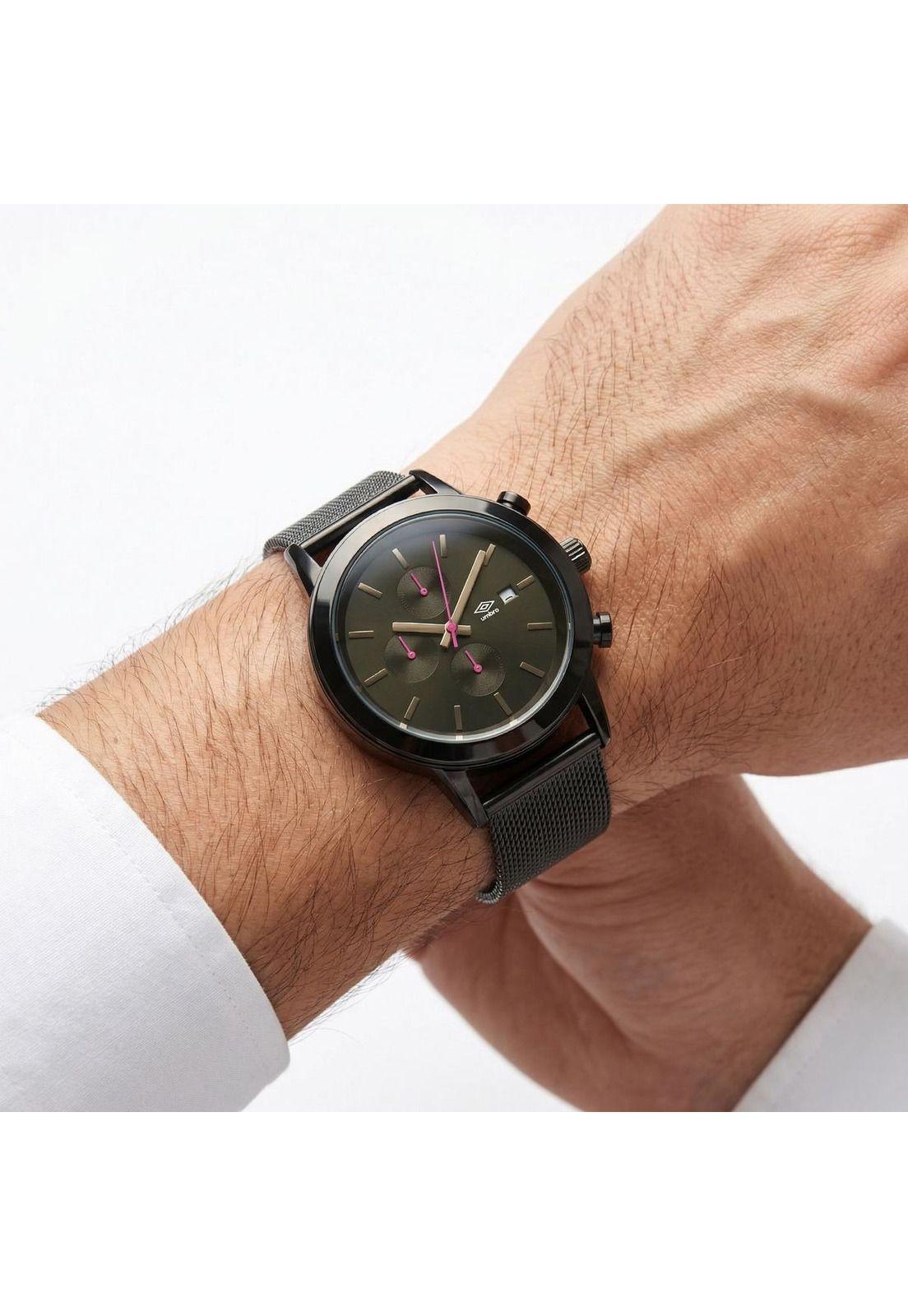 Reloj Análogo Hombre Umbro Plus Negro UMBP-1500-199-2