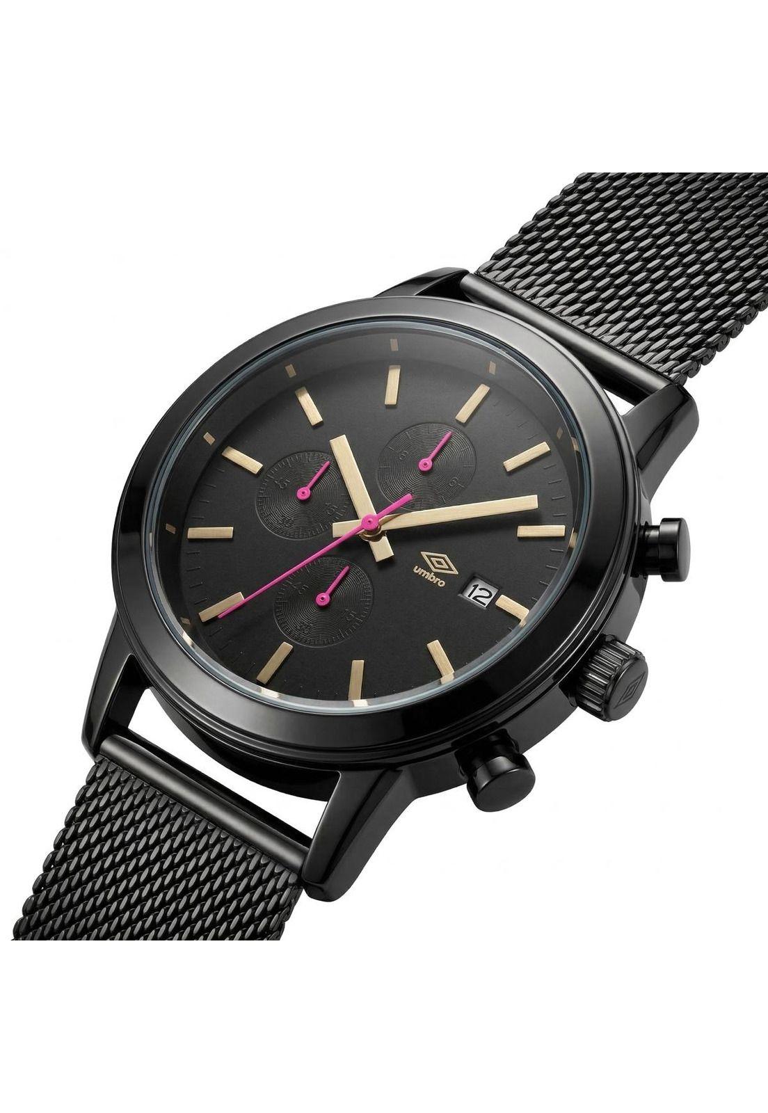 Reloj Análogo Hombre Umbro Plus Negro UMBP-1500-199-3