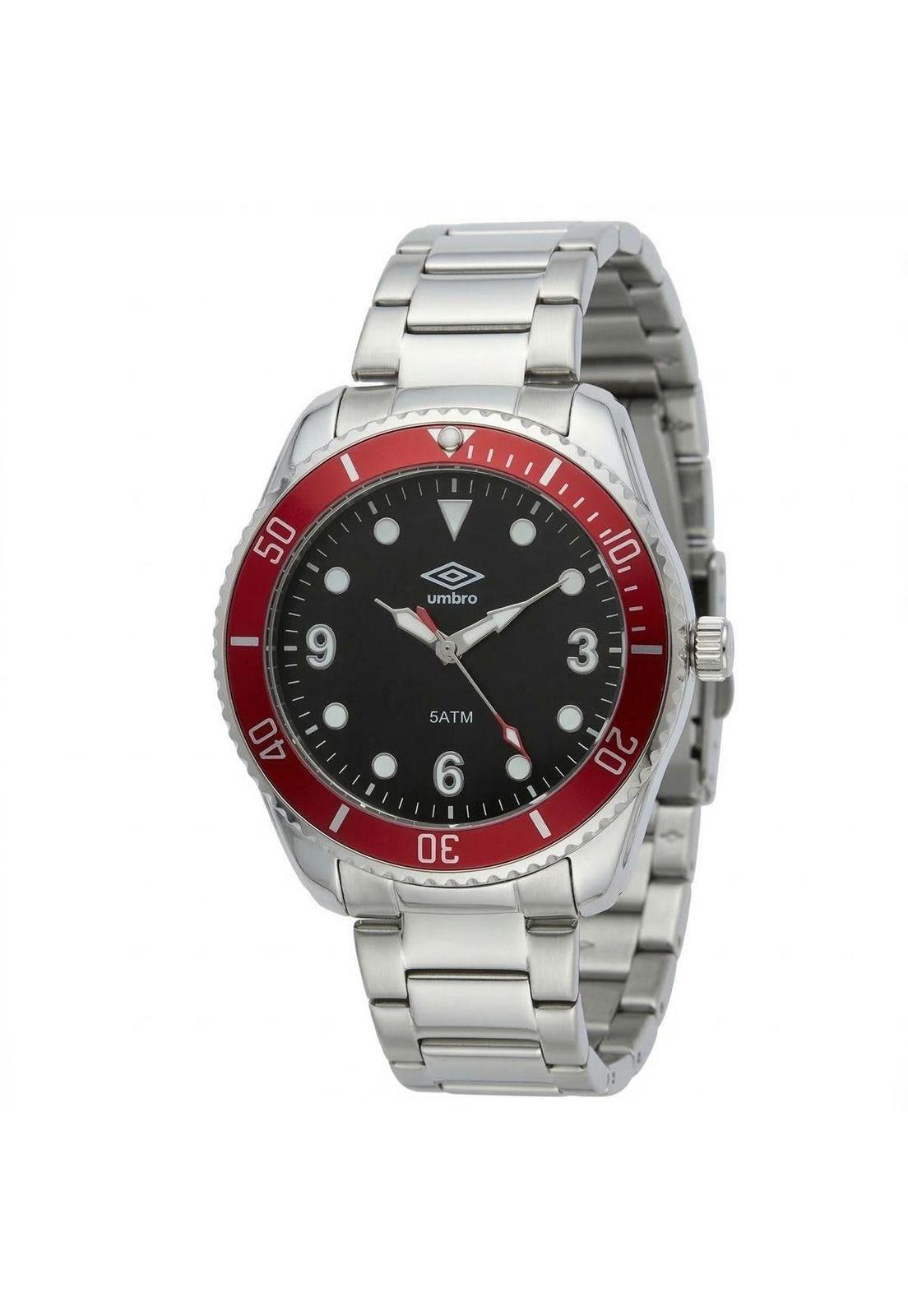 Reloj Análogo Hombre Umbro Plus Plateado UMBP-1500-155-0
