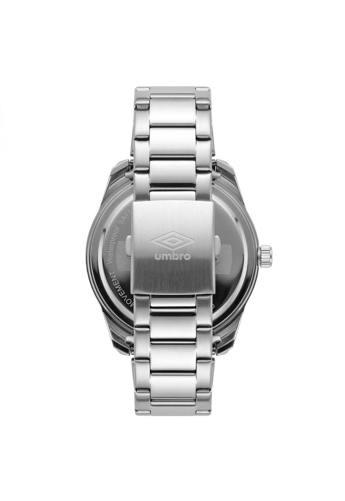 Reloj Análogo Hombre Umbro Plus Plateado UMBP-1500-155-2