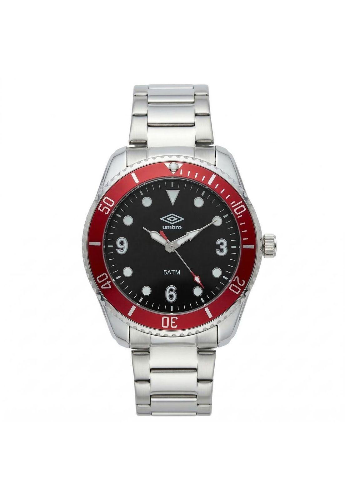 Reloj Análogo Hombre Umbro Plus Plateado UMBP-1500-155-4