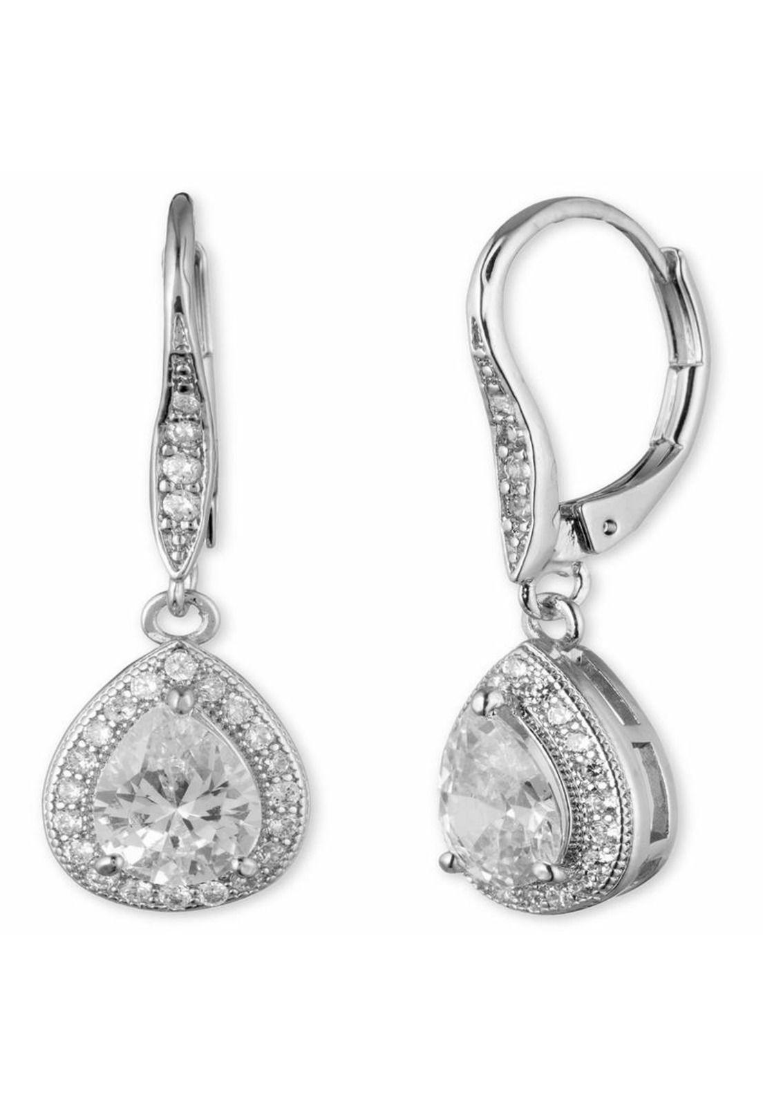 Aros Anne Klein Plateado-0