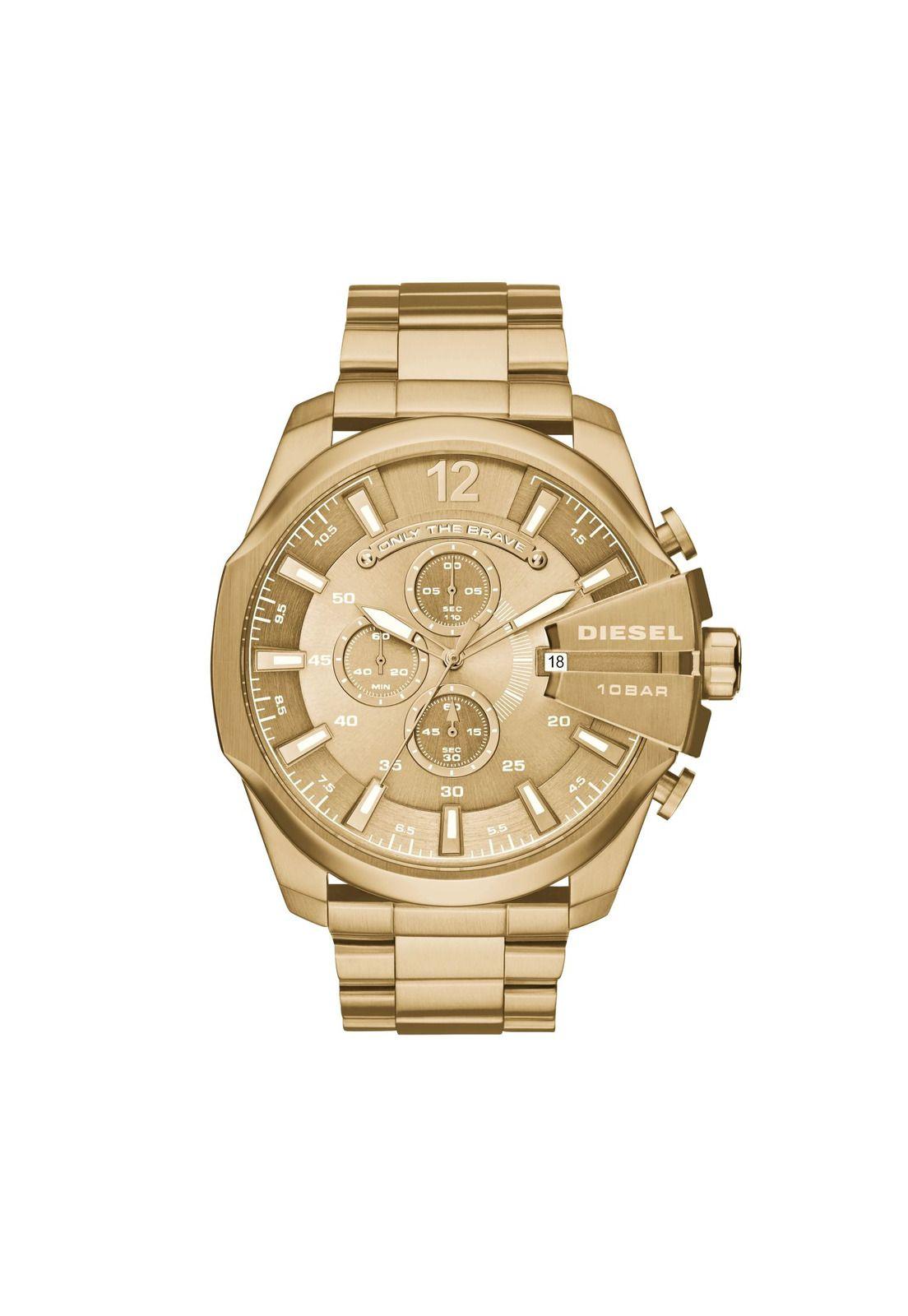 Reloj Dorado Diesel Hombre-0