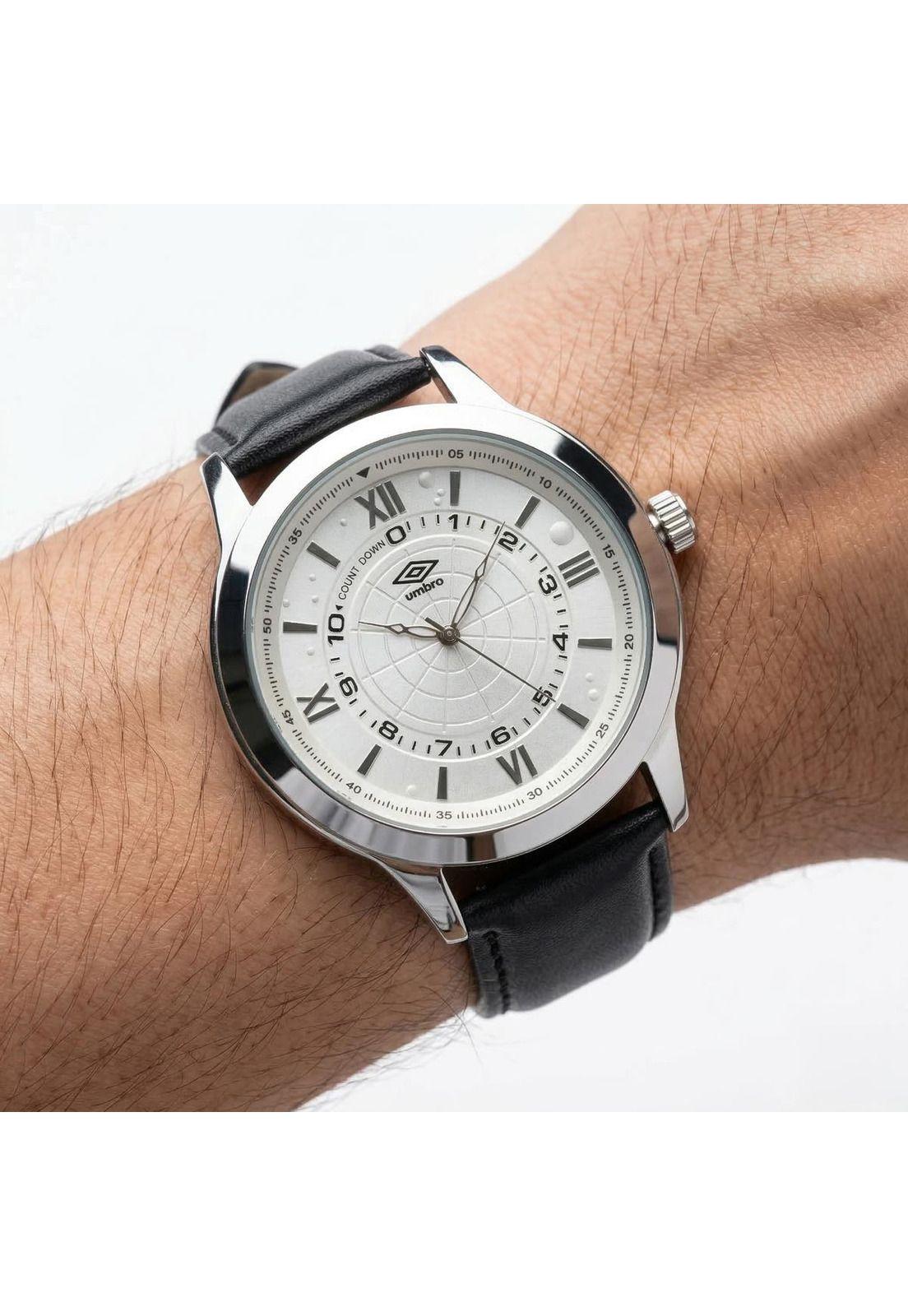 Reloj Análogo Hombre Umbro Plus Negro UMBP-1500-150-4