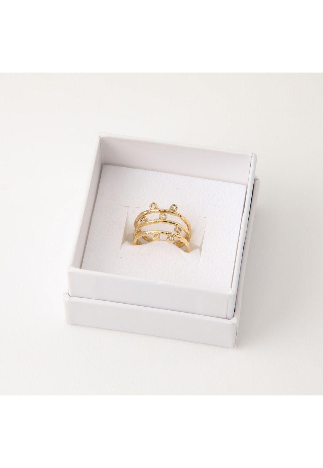 Anillo  19v69 Dorado Mujer STR167-2