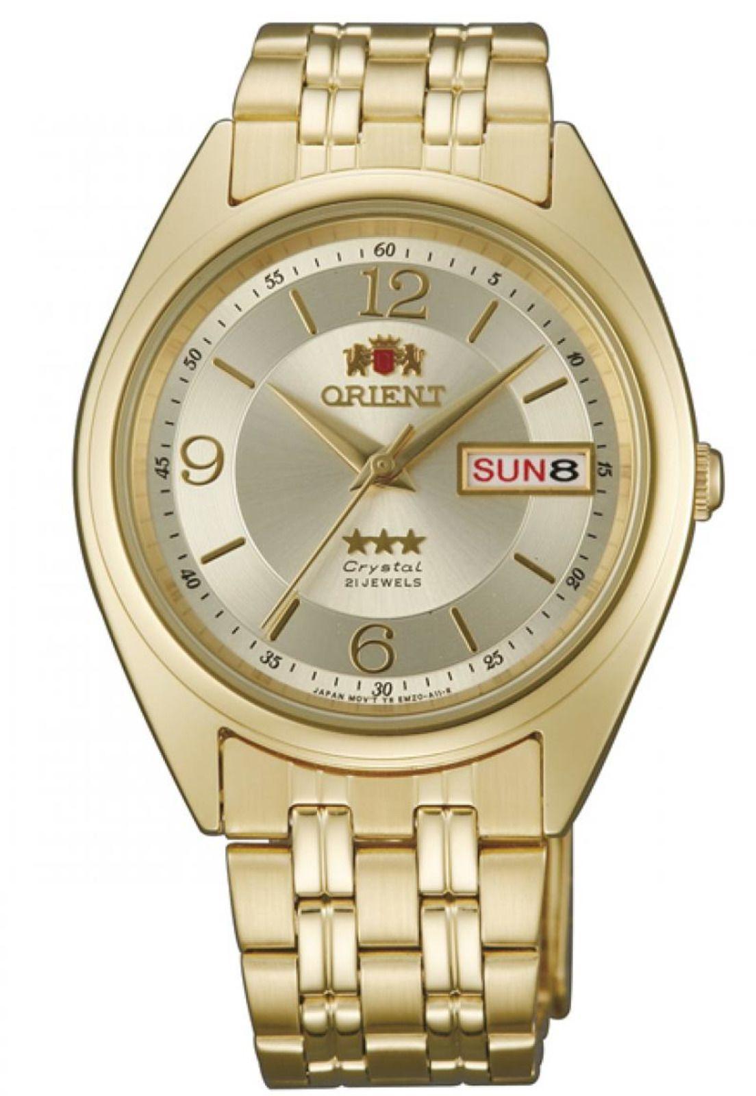 Reloj Clásico Dorado Orient-0