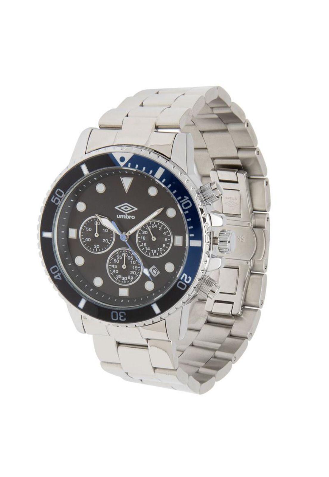 Reloj Umbro Plus UMBP-4000-3 Plateado Hombre-2