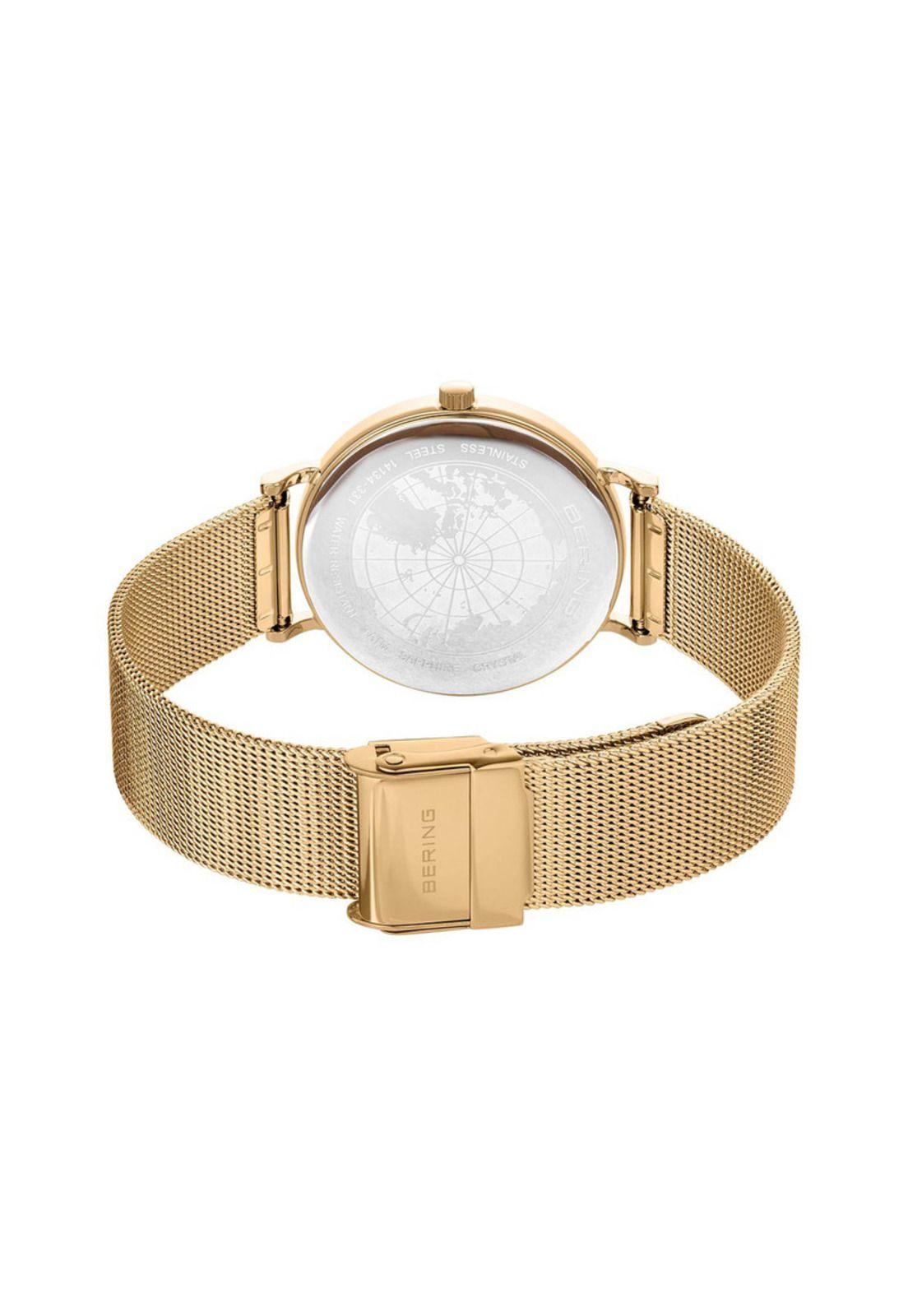 Reloj Bering 14134-331 Dorado Mujer-4
