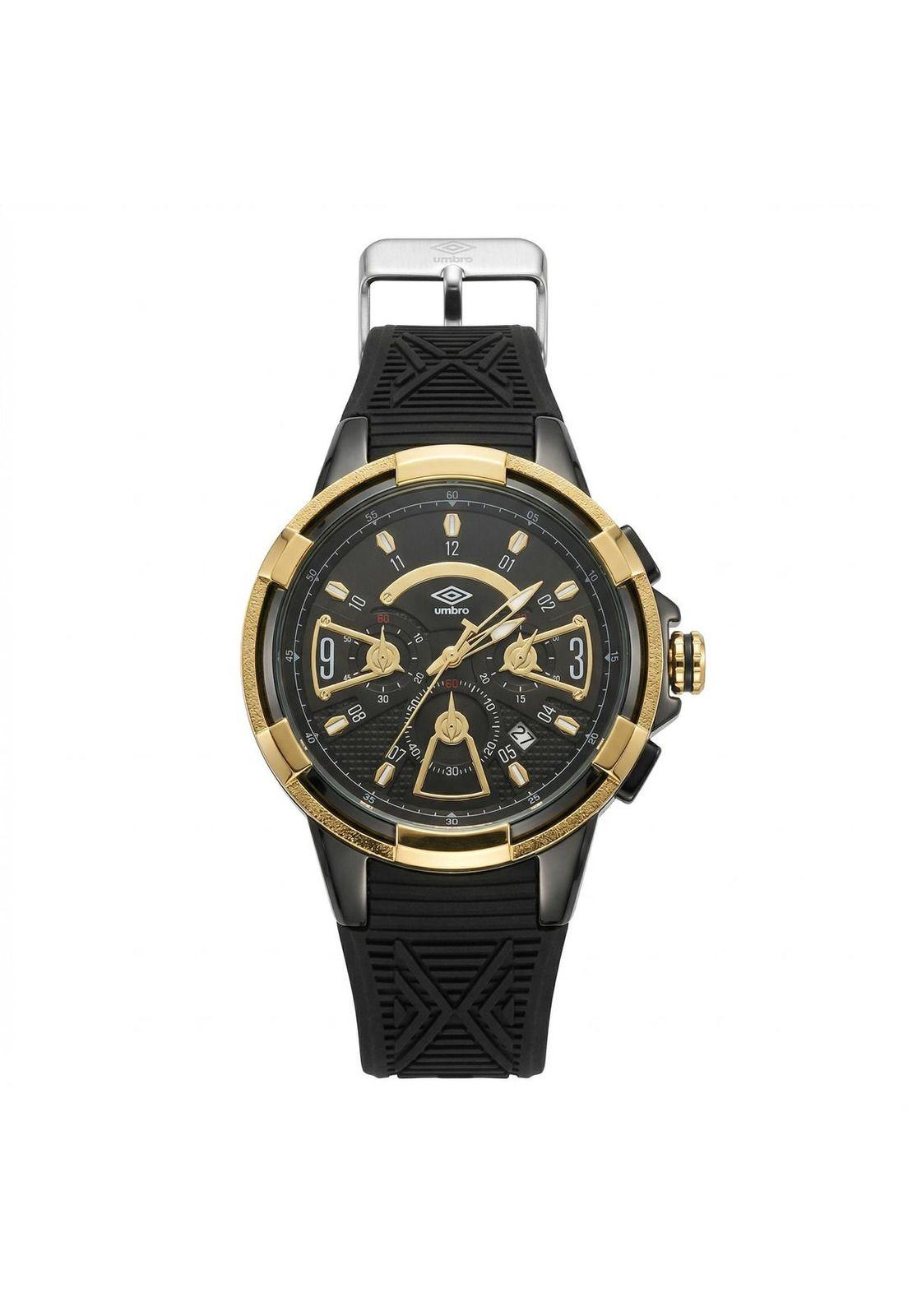 Reloj Análogo Hombre Umbro Plus Negro UMBP-1500-121-0