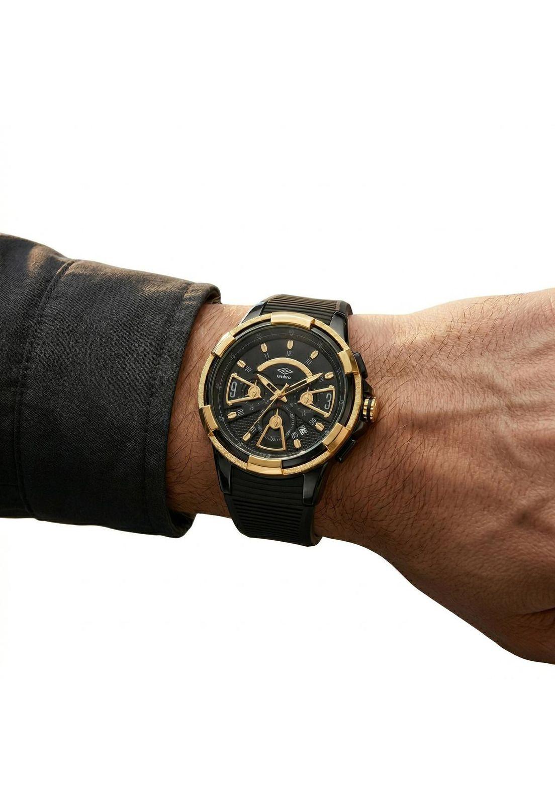 Reloj Análogo Hombre Umbro Plus Negro UMBP-1500-121-2