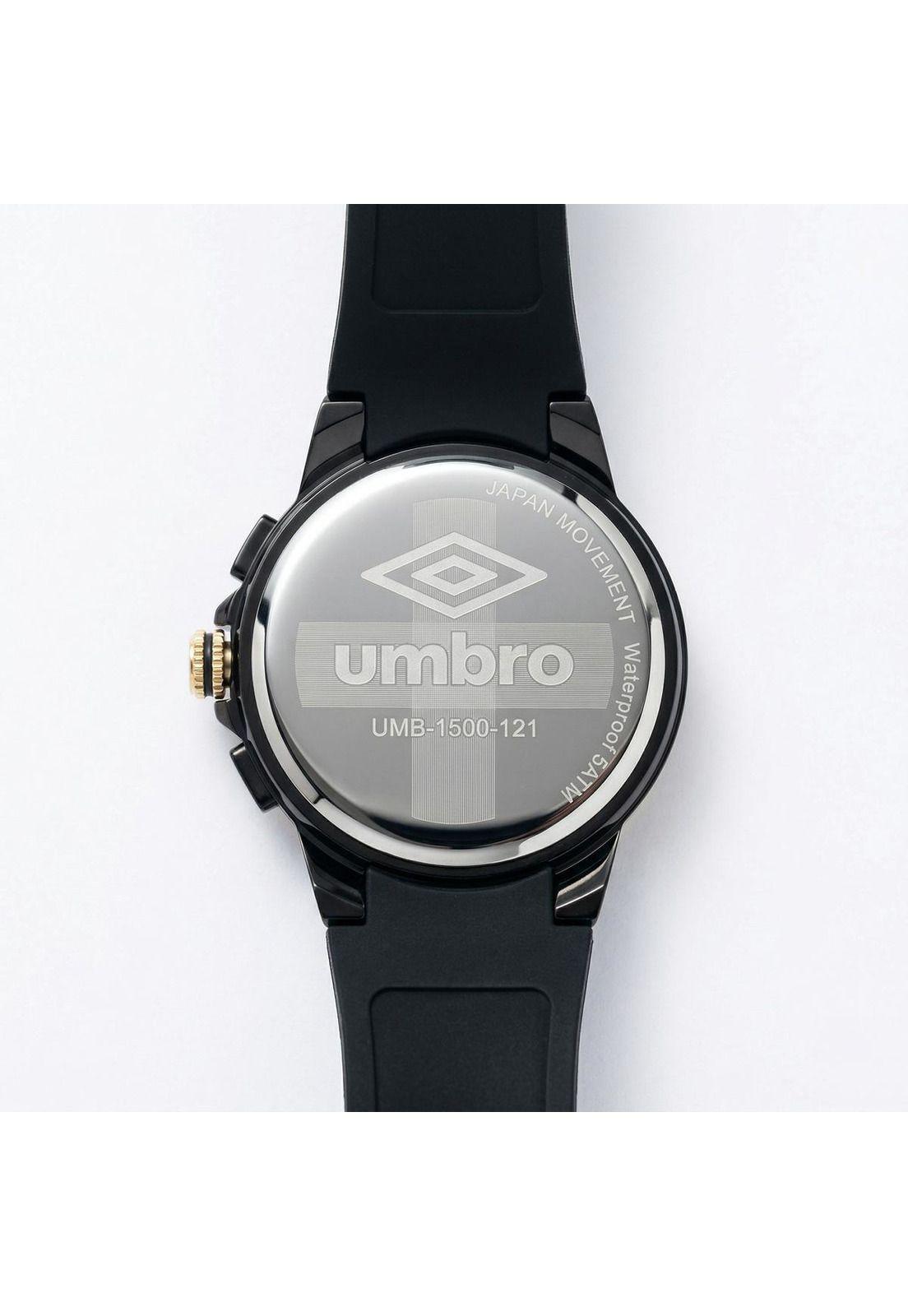 Reloj Análogo Hombre Umbro Plus Negro UMBP-1500-121-3