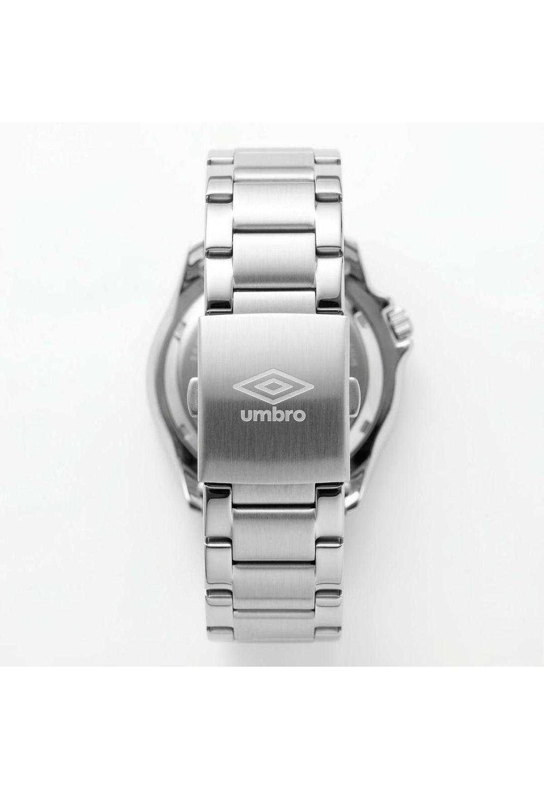 Reloj Análogo Hombre Umbro Plus Plateado UMBP-1500-142-1