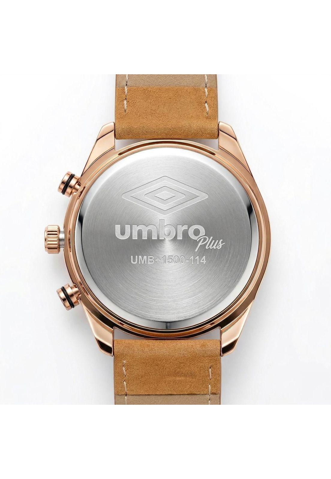 Reloj Análogo Hombre Umbro Plus Café UMBP-1500-114-1