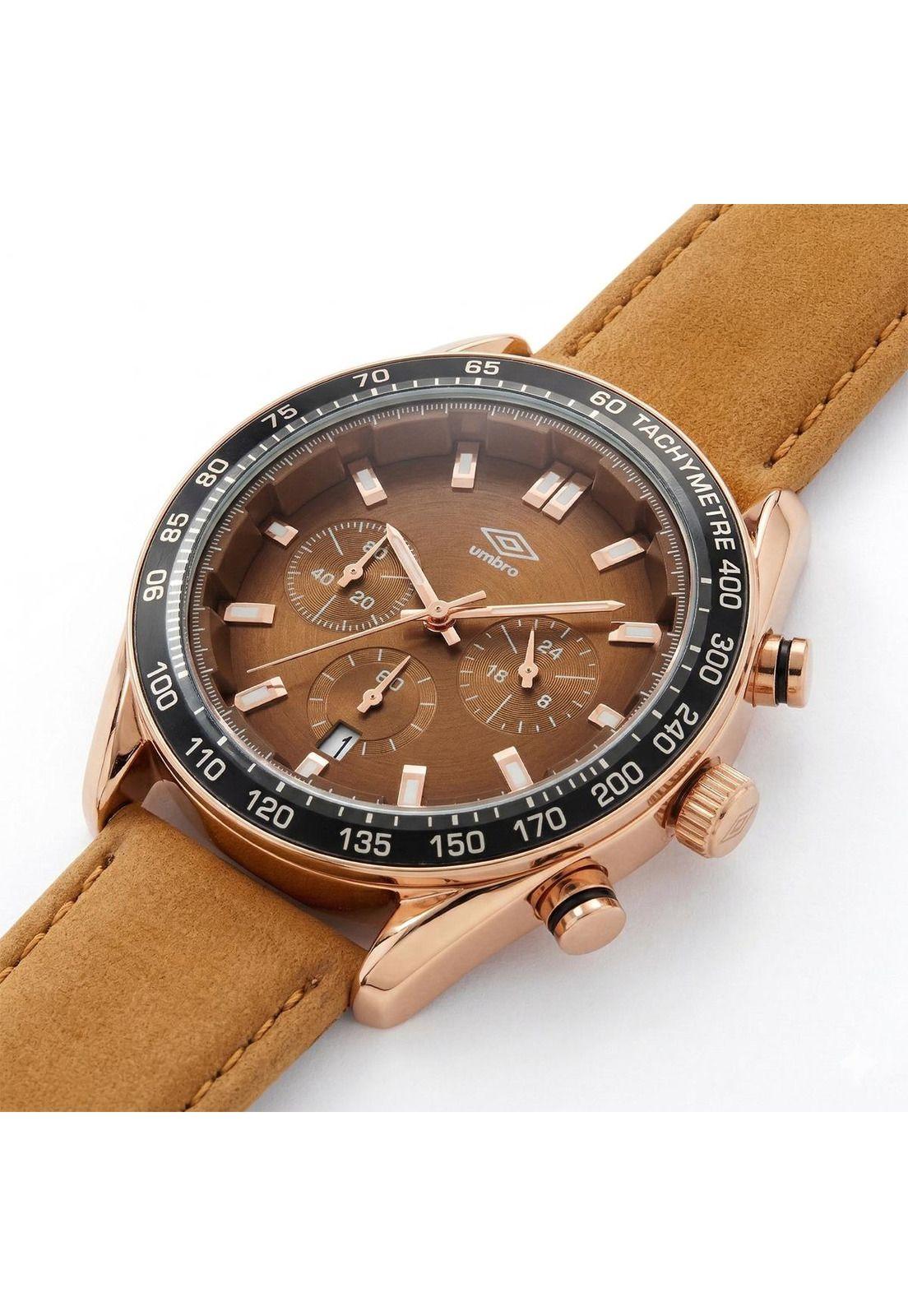 Reloj Análogo Hombre Umbro Plus Café UMBP-1500-114-2