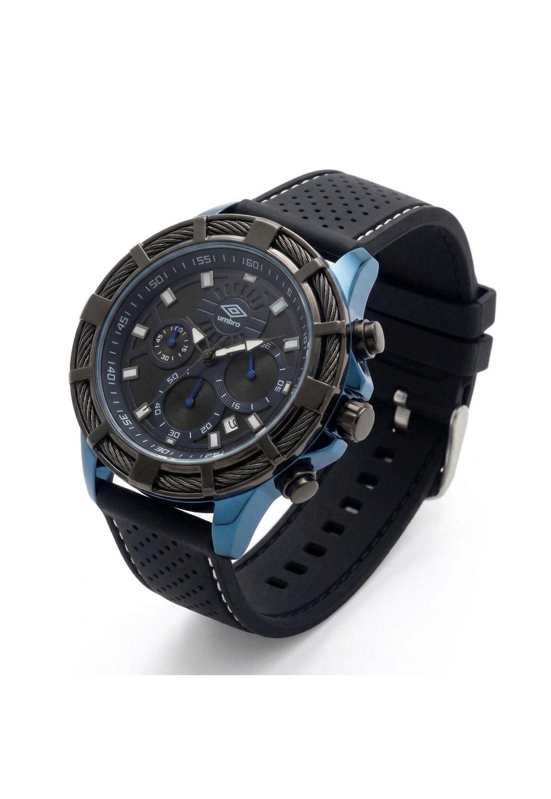 Reloj Análogo Hombre Umbro Plus Negro UMBP-1500-66-1