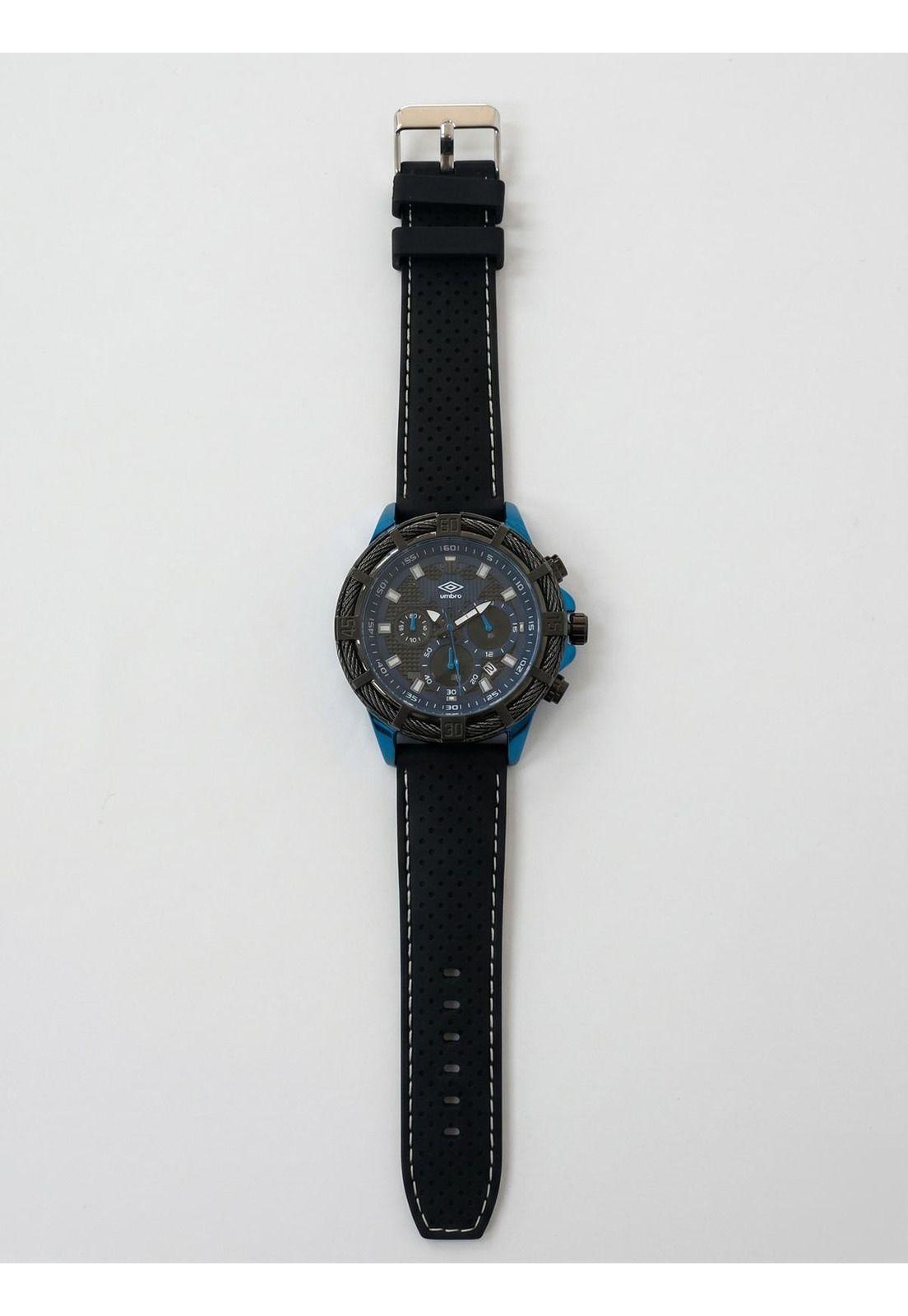 Reloj Análogo Hombre Umbro Plus Negro UMBP-1500-66-3