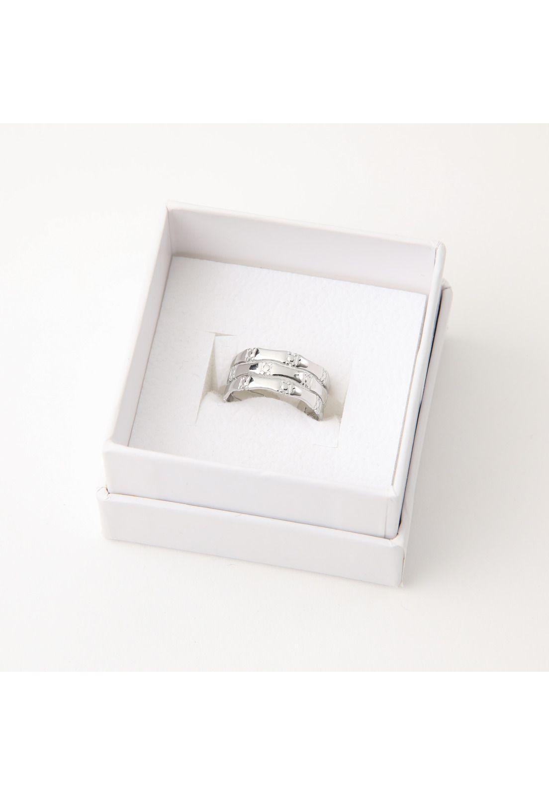 Anillo  19v69 Plateado Mujer STR200-2