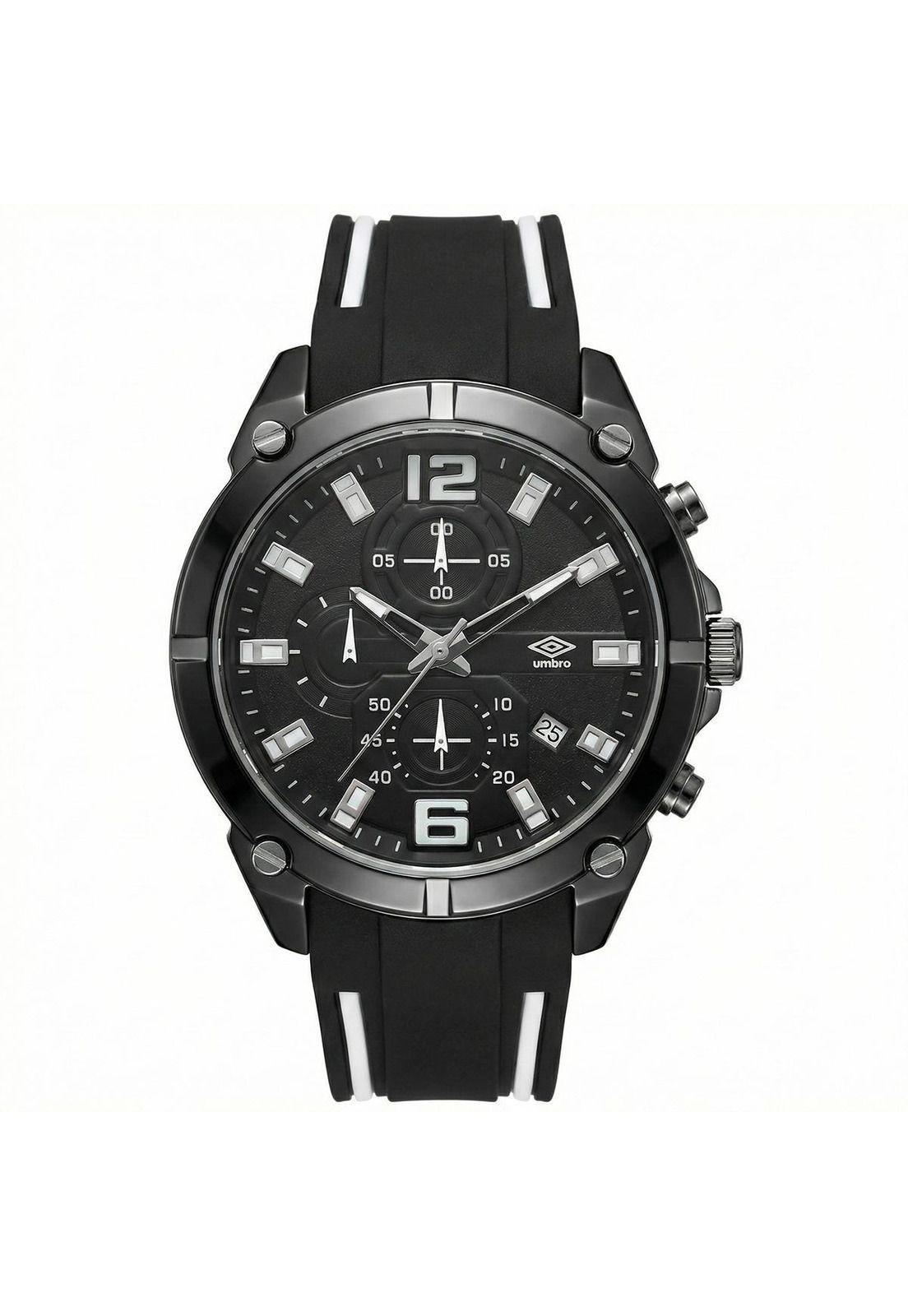 Reloj Análogo Hombre Umbro Plus Negro/ Blanco UMBP-1500-89-0