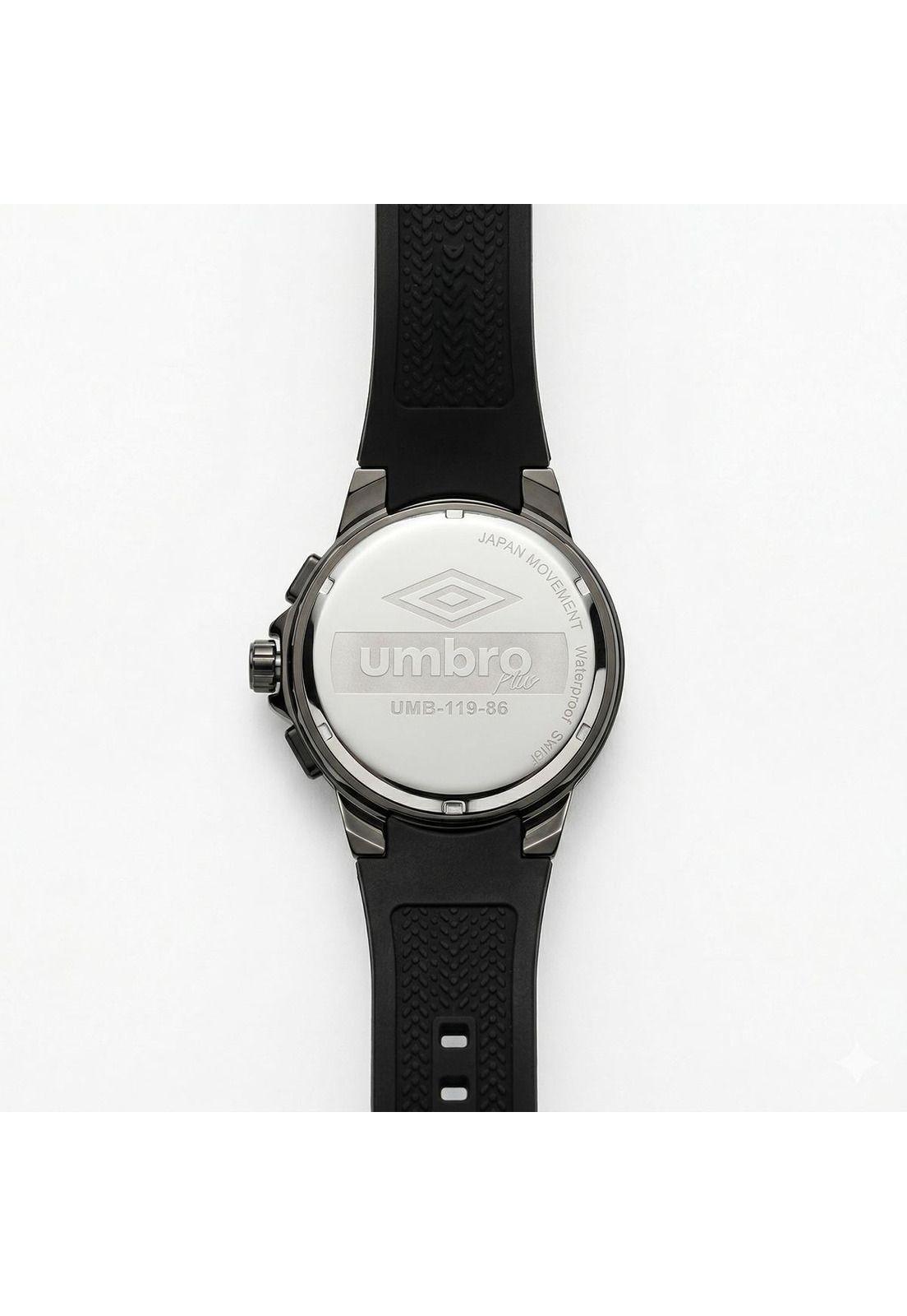 Reloj Análogo Hombre Umbro Plus Negro UMBP-1500-86-1
