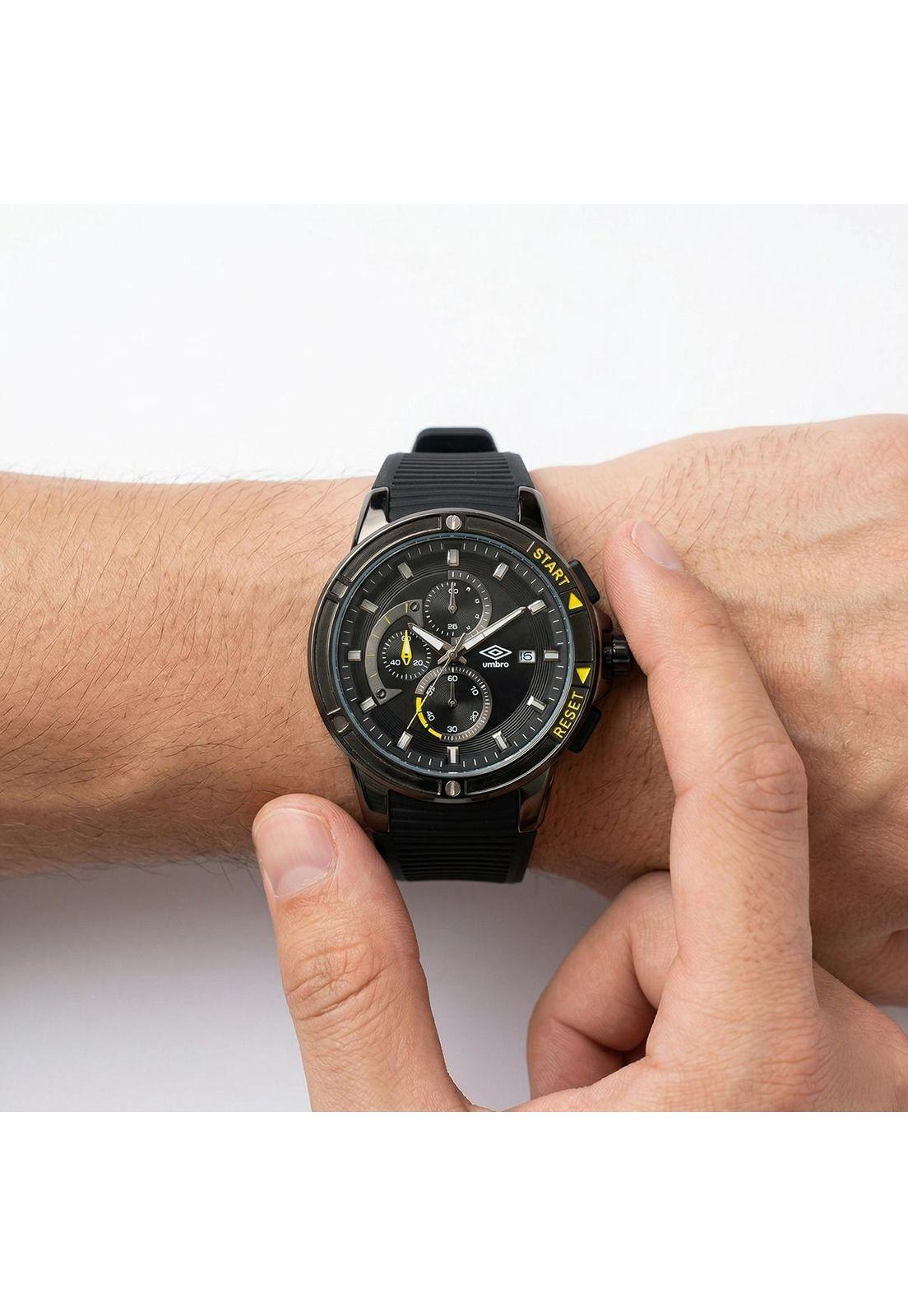 Reloj Análogo Hombre Umbro Plus Negro UMBP-1500-86-3
