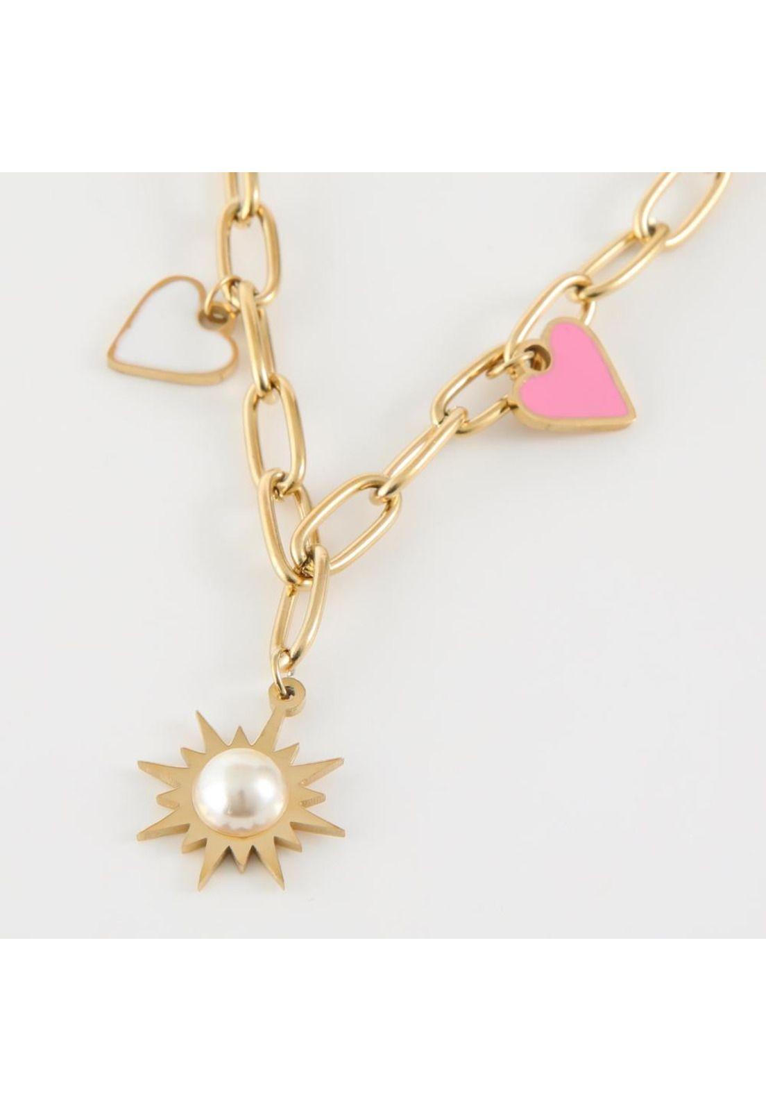Collar 19V69 Italia Dorado Mujer STNE280-2