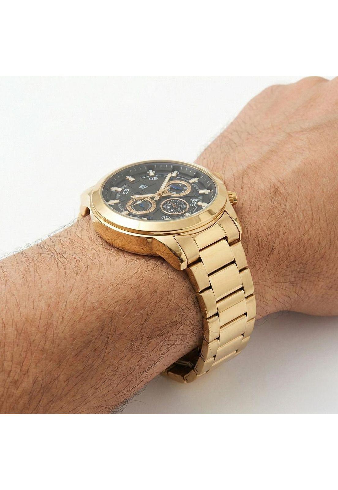 Reloj Análogo Hombre Umbro Plus Dorado UMBP-1500-101-3