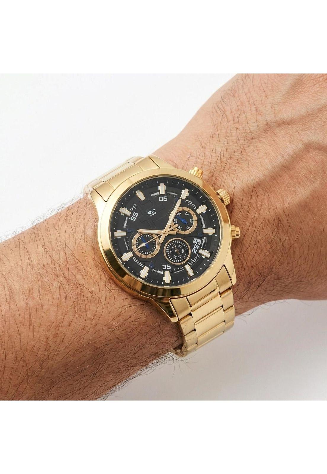Reloj Análogo Hombre Umbro Plus Dorado UMBP-1500-101-4