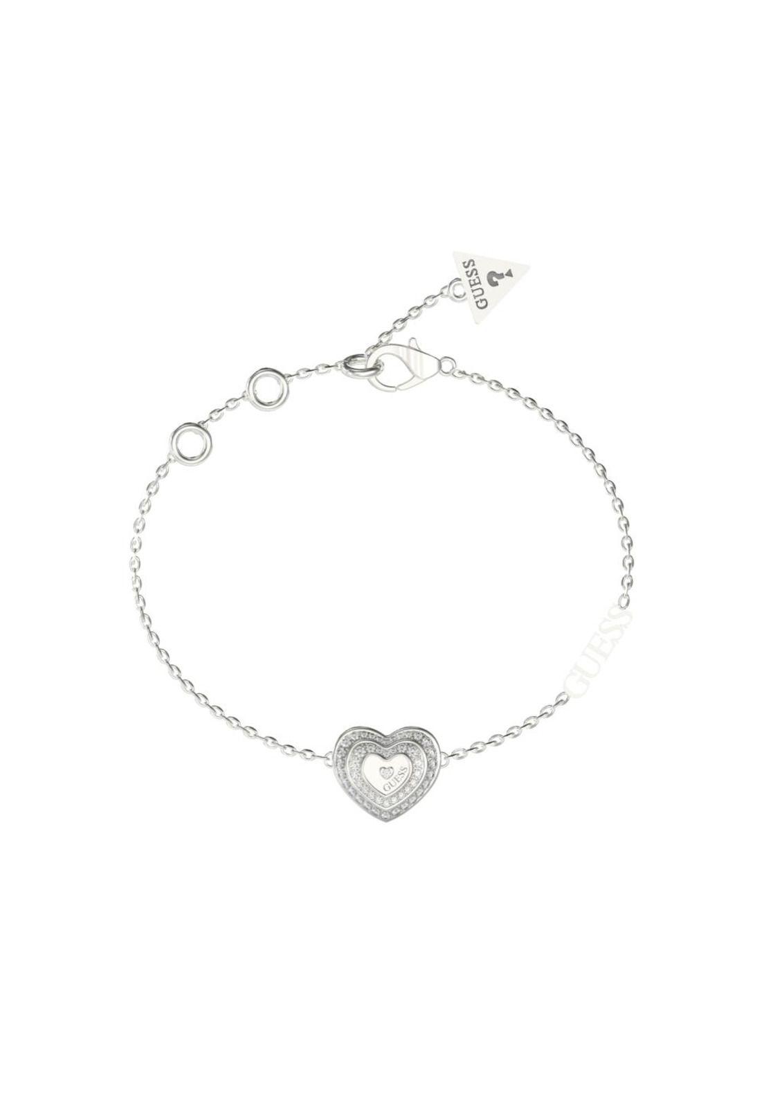 Pulsera Guess Plateada JUBB04031JWRHS-0