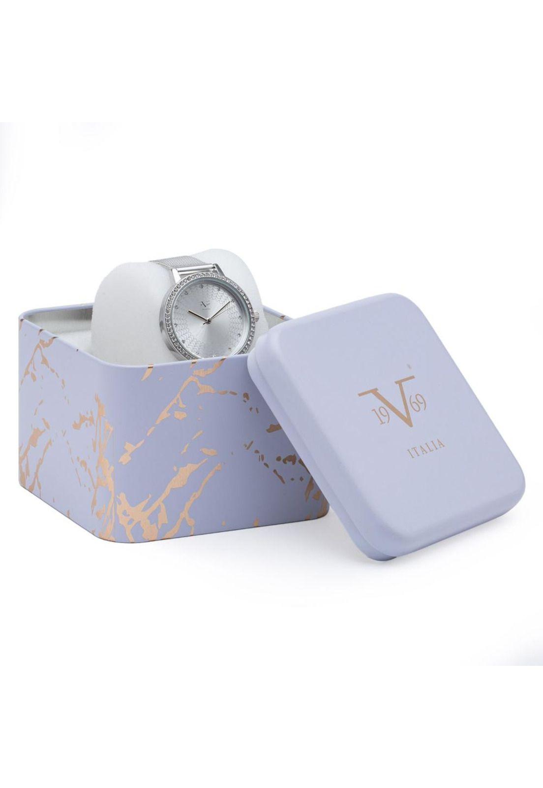 Reloj 19v69 Italia V1969-238-1 Plateado Mujer-3