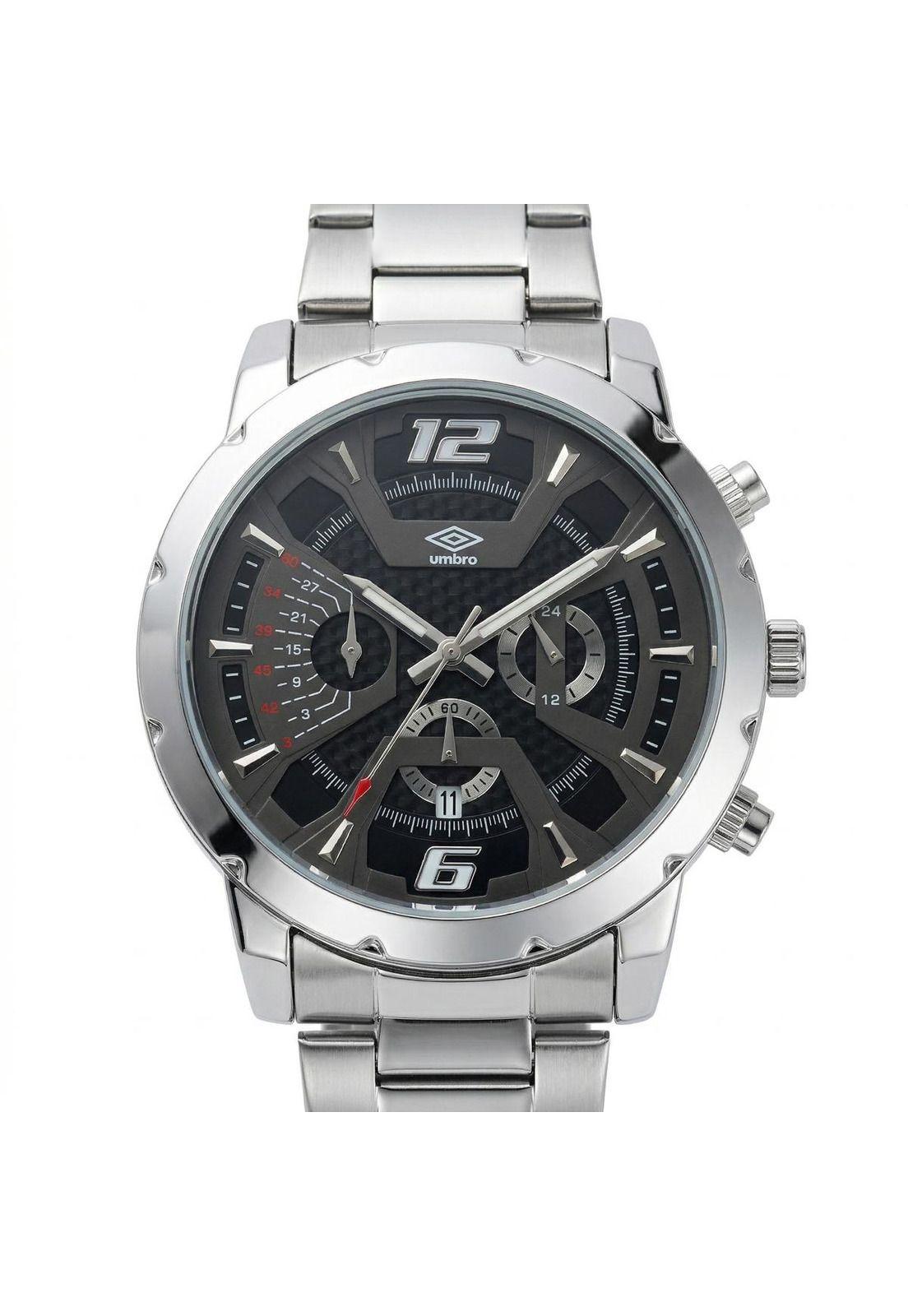 Reloj Análogo Hombre Umbro Plus Plateado UMBP-1500-78-0