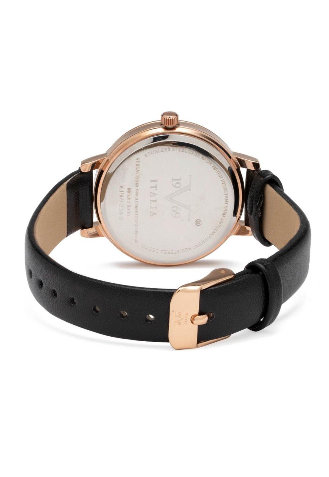 Reloj 19v69 Italia V1969-234-5 Negro Mujer-1
