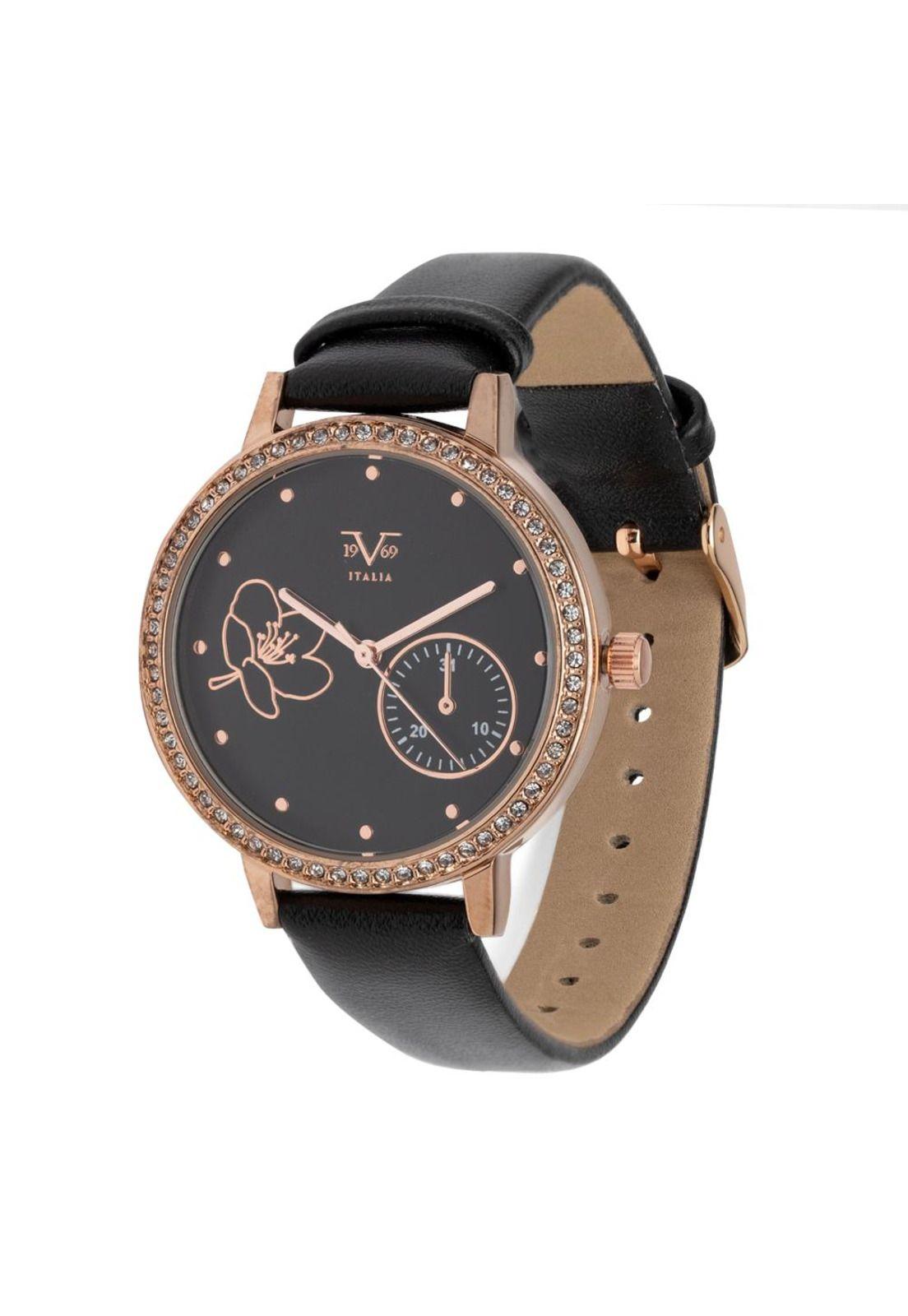 Reloj 19v69 Italia V1969-234-5 Negro Mujer-2