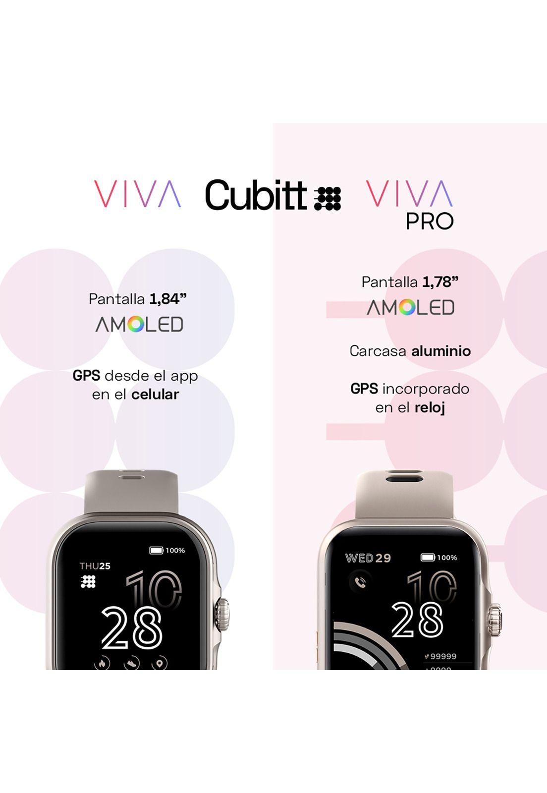 Reloj Smart Watch Cubitt CT-VIVAP8 Unisex Gris-4