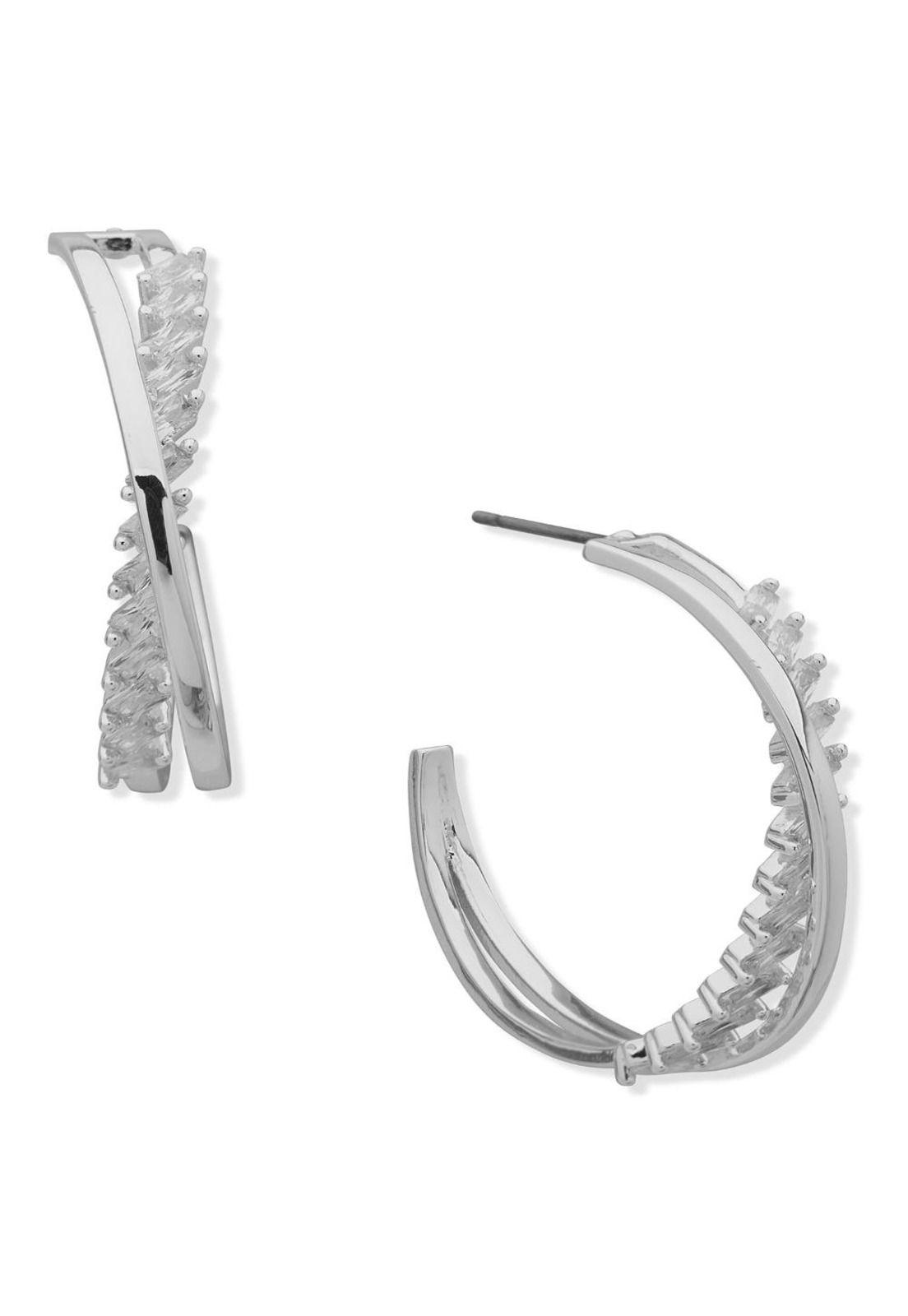 Aros Anne Klein Plateado Mujer 01G00691-0