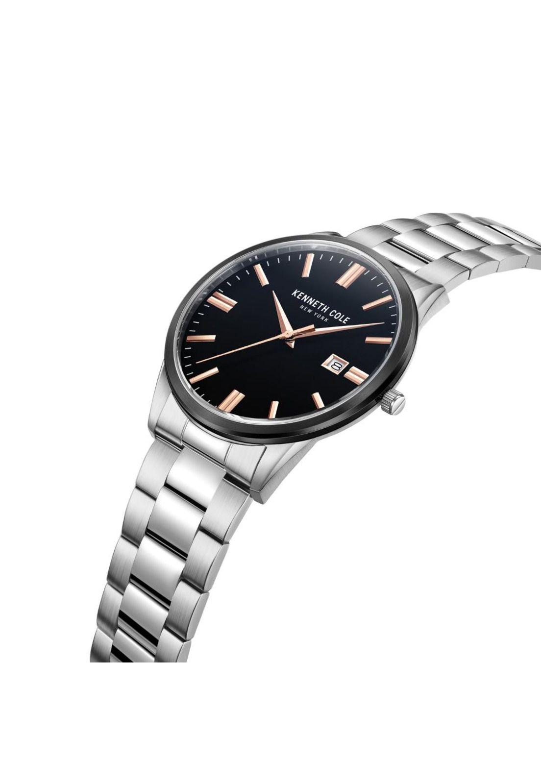 Reloj Kenneth Cole New York KCWGH2233604 Plateado Hombre-2